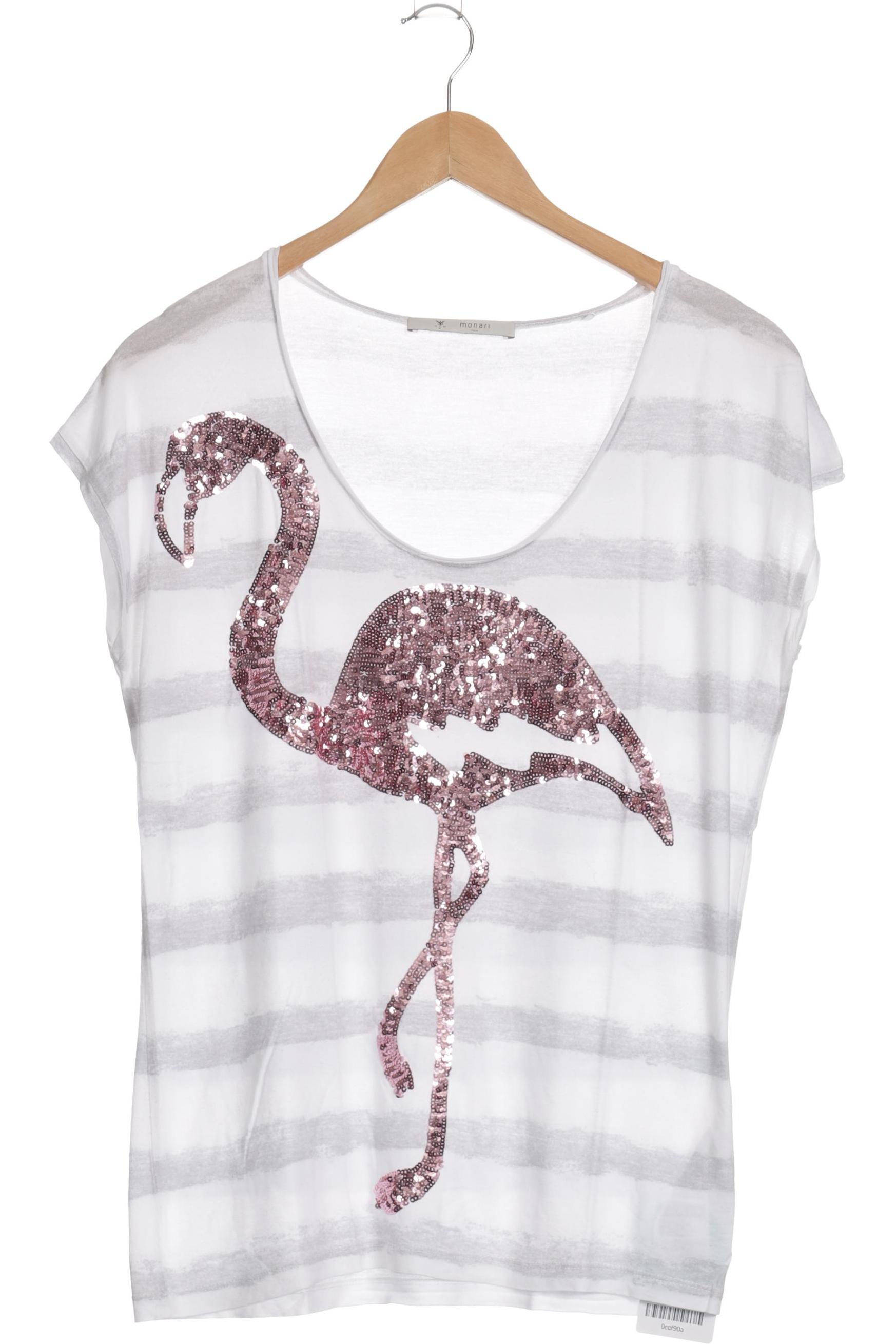 

monari Damen T-Shirt, weiß, Gr. 38