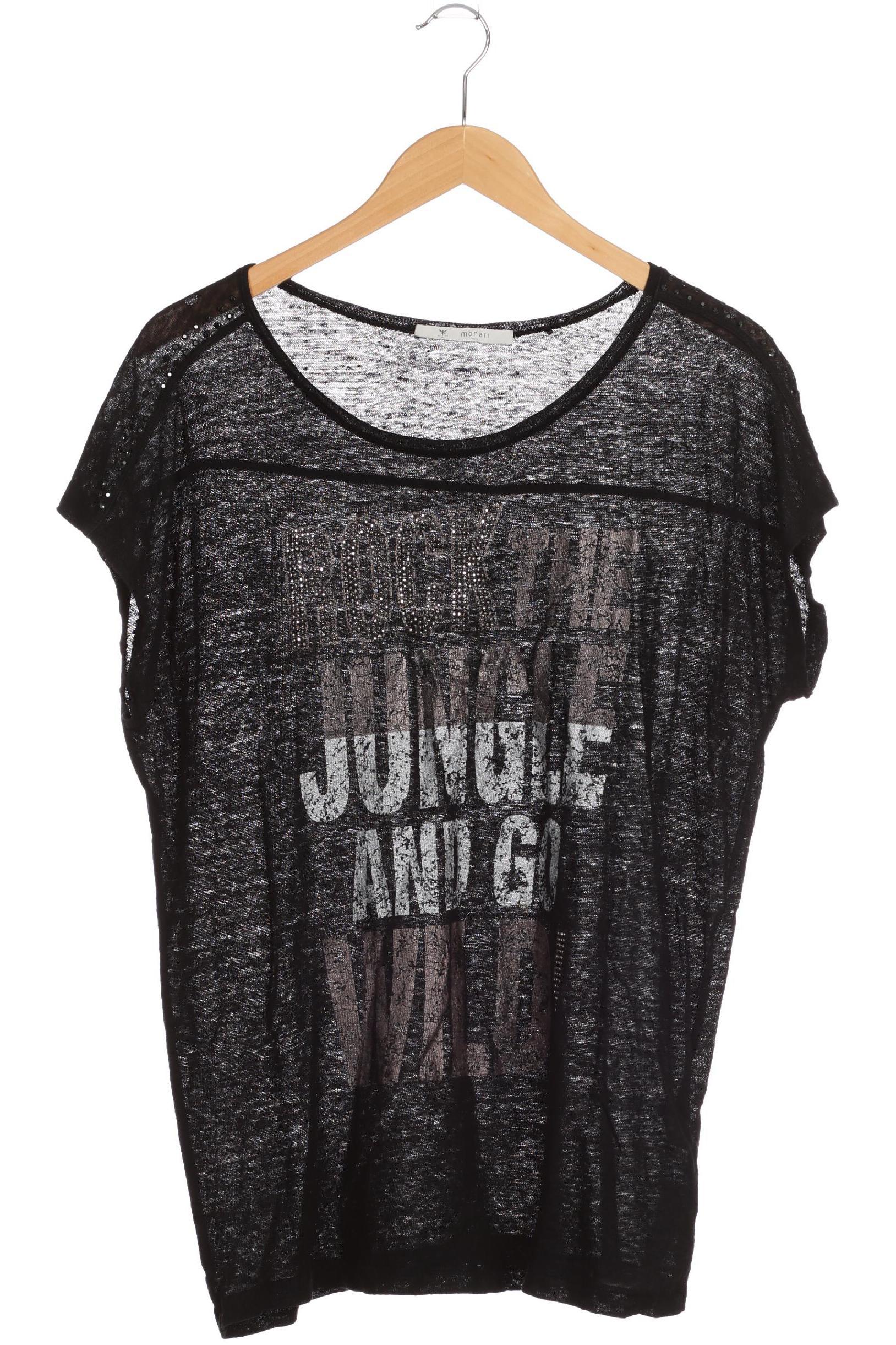 

monari Damen T-Shirt, schwarz, Gr.