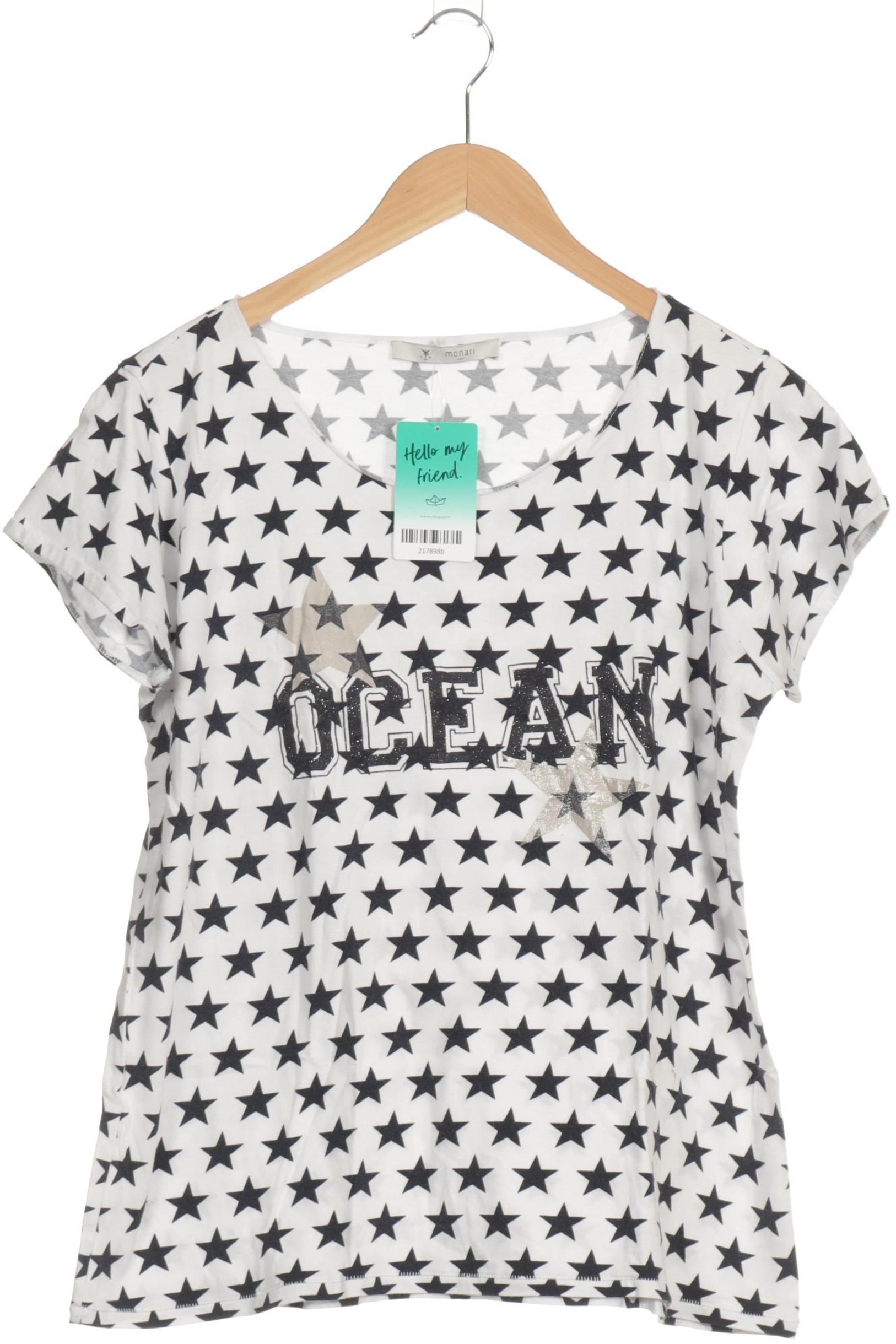

monari Damen T-Shirt, weiß, Gr. 42