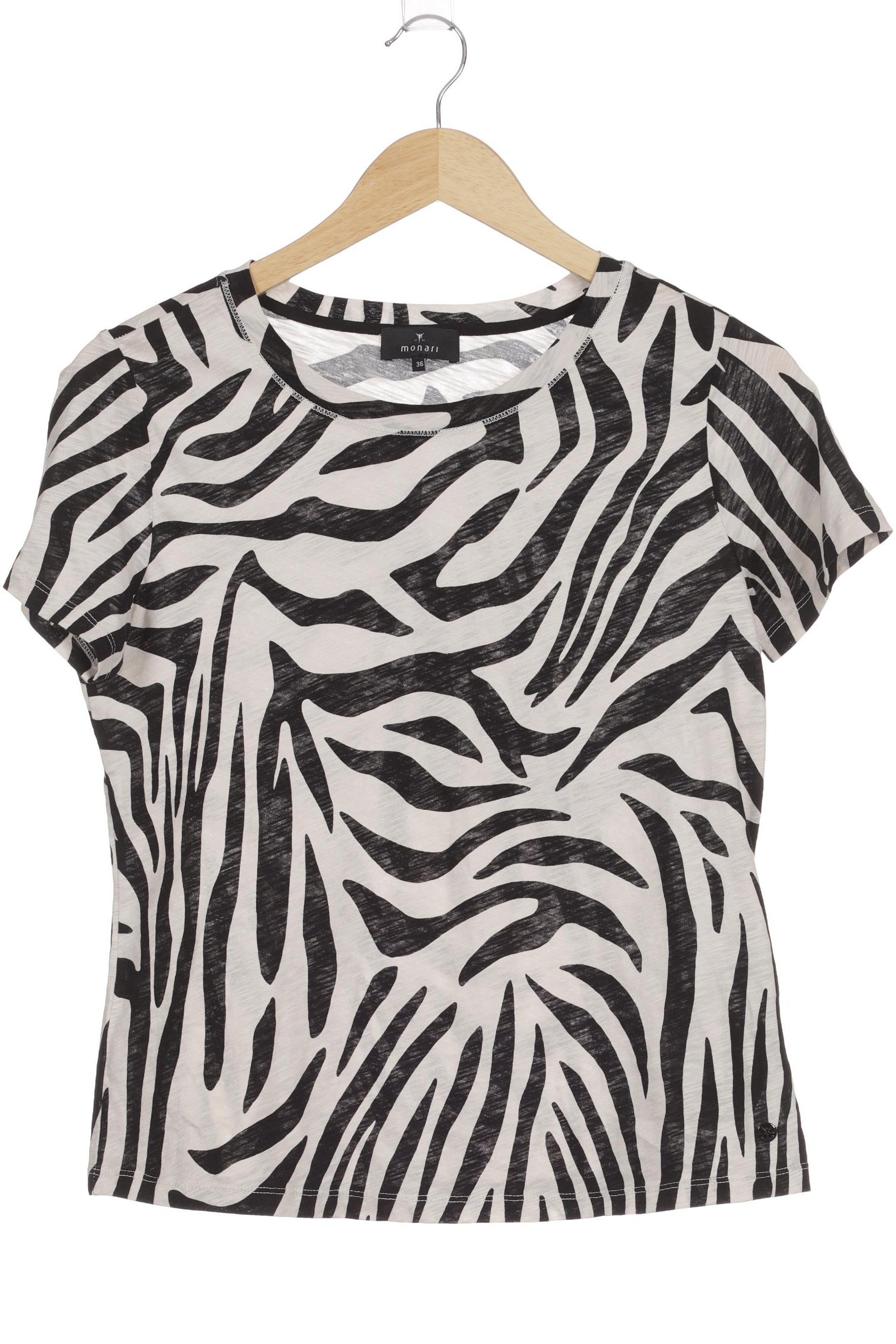 

monari Damen T-Shirt, schwarz, Gr. 36