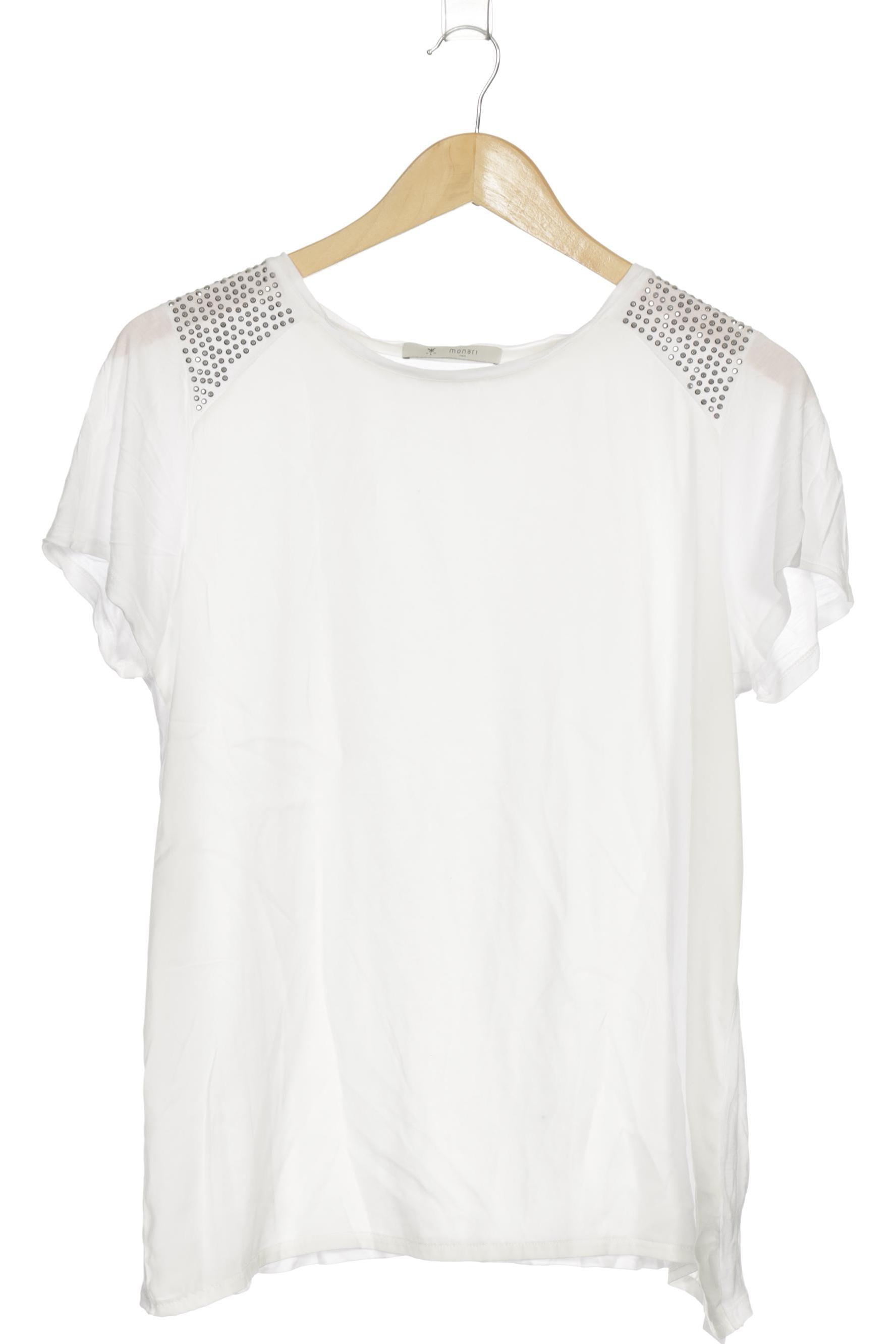 

monari Damen T-Shirt, weiß, Gr. 42