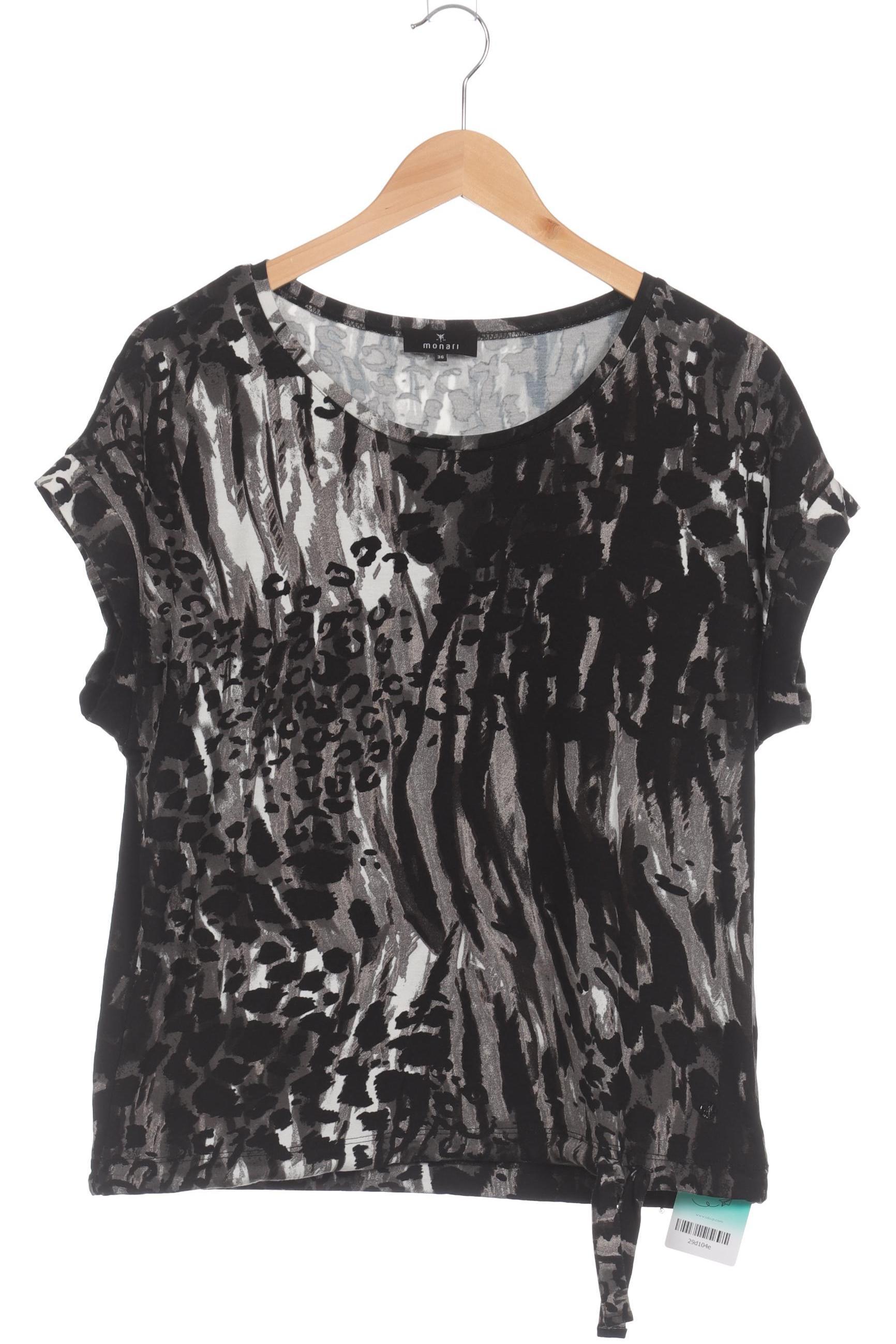 

monari Damen T-Shirt, schwarz, Gr. 36