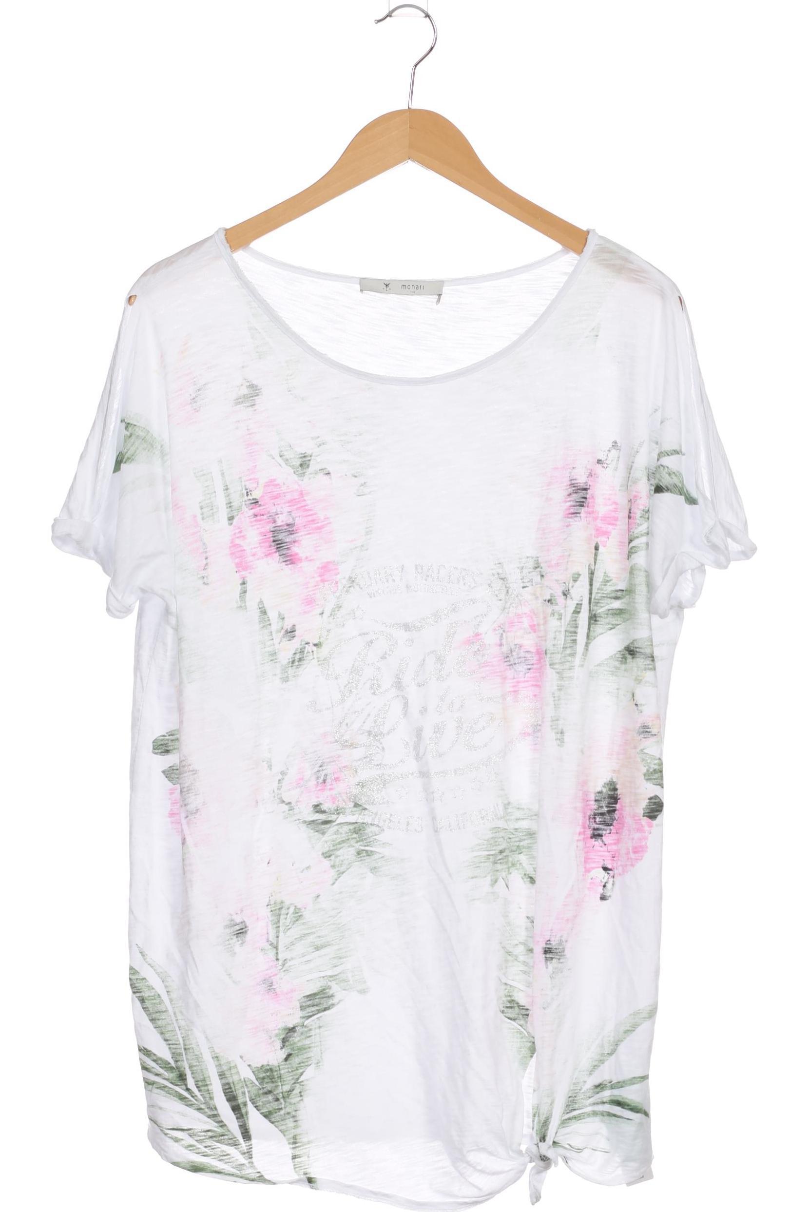 

monari Damen T-Shirt, weiß, Gr. 44