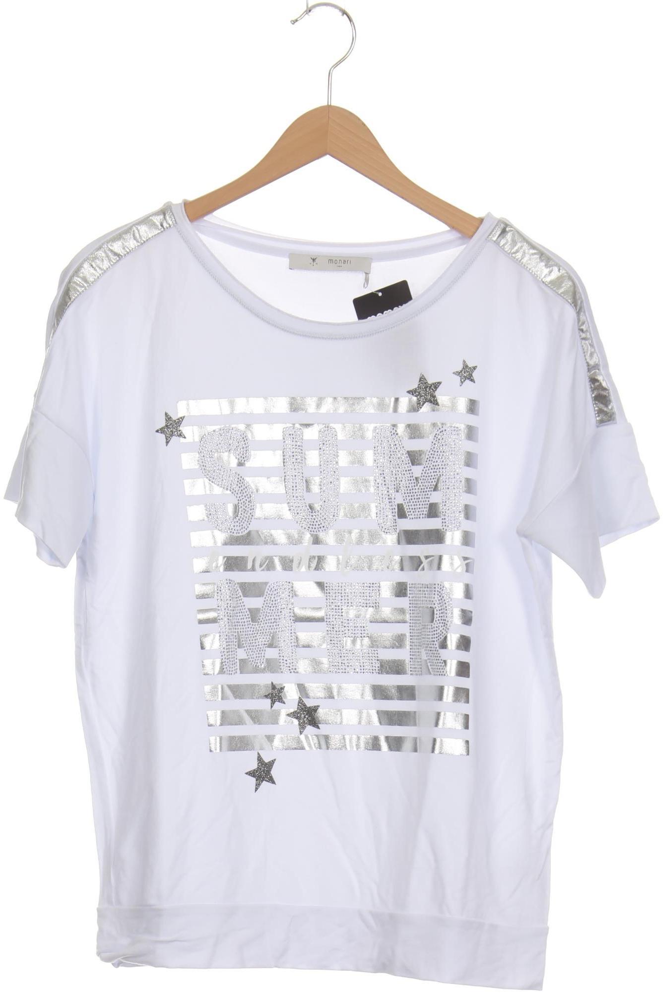 

monari Damen T-Shirt, weiß, Gr. 38