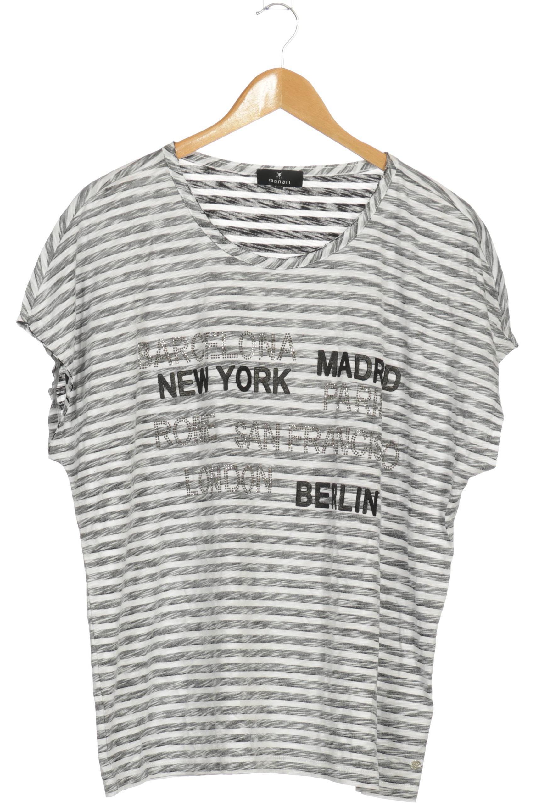 

monari Damen T-Shirt, grau, Gr. 44
