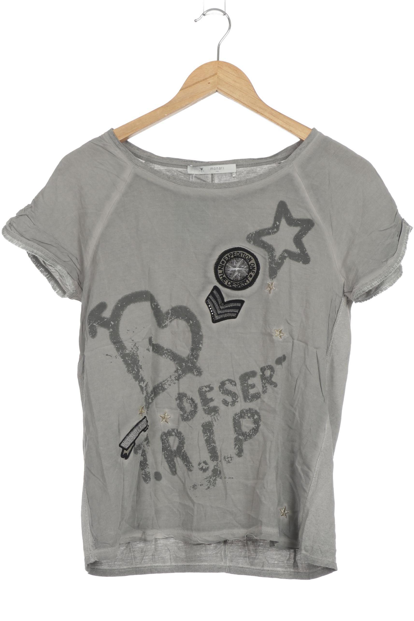 

monari Damen T-Shirt, grau, Gr. 38