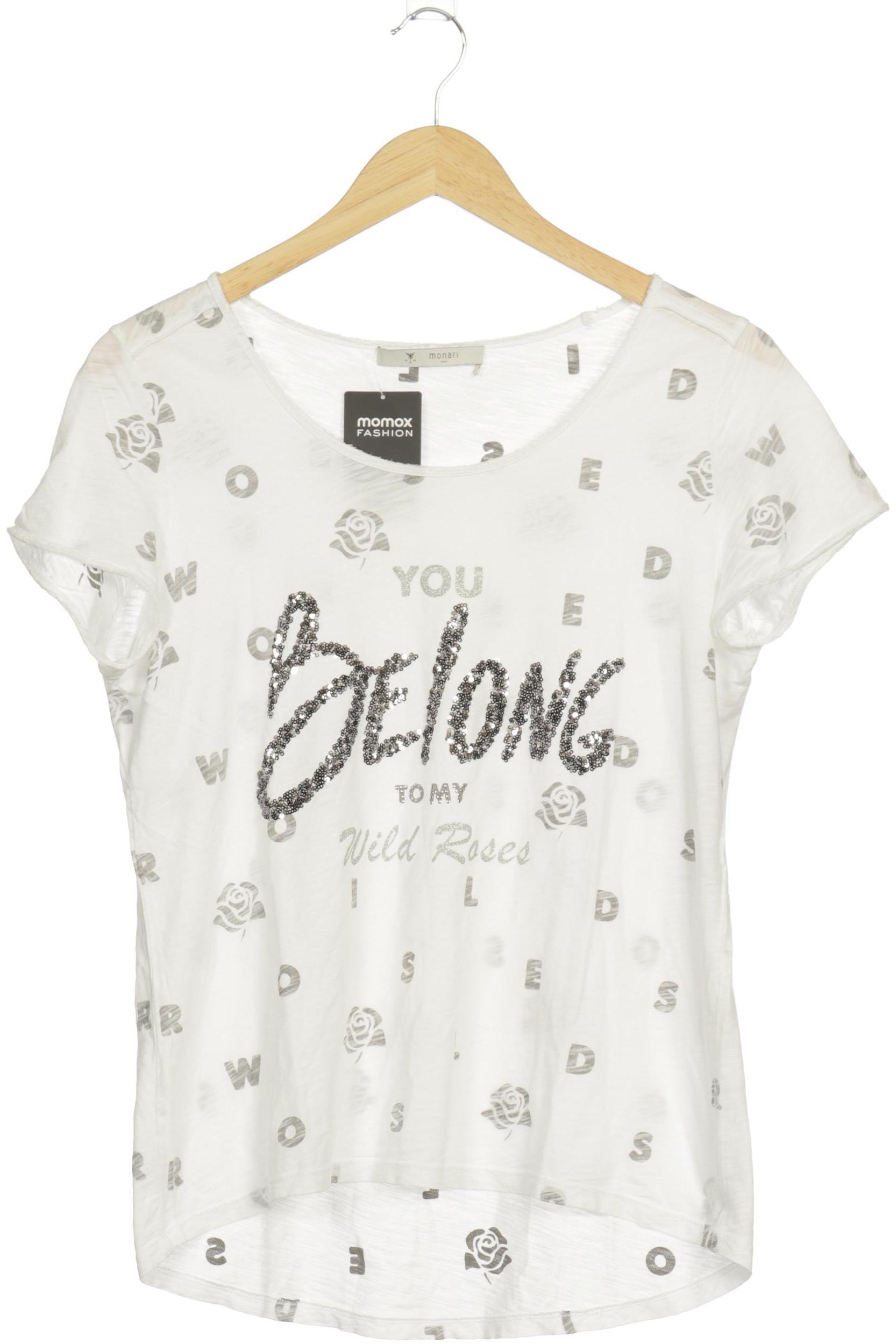 

monari Damen T-Shirt, weiß, Gr.