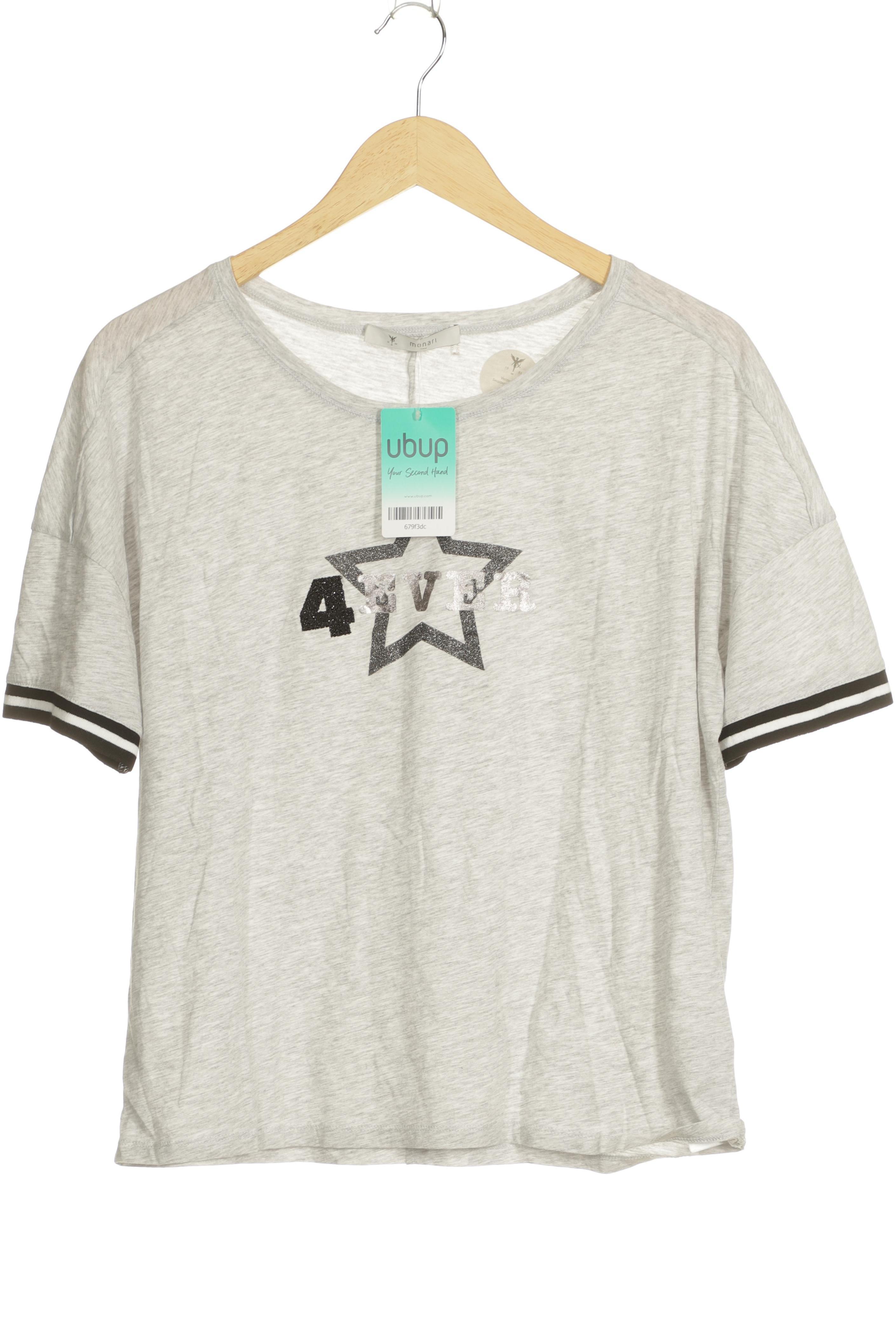 

monari Damen T-Shirt, grau, Gr. 38