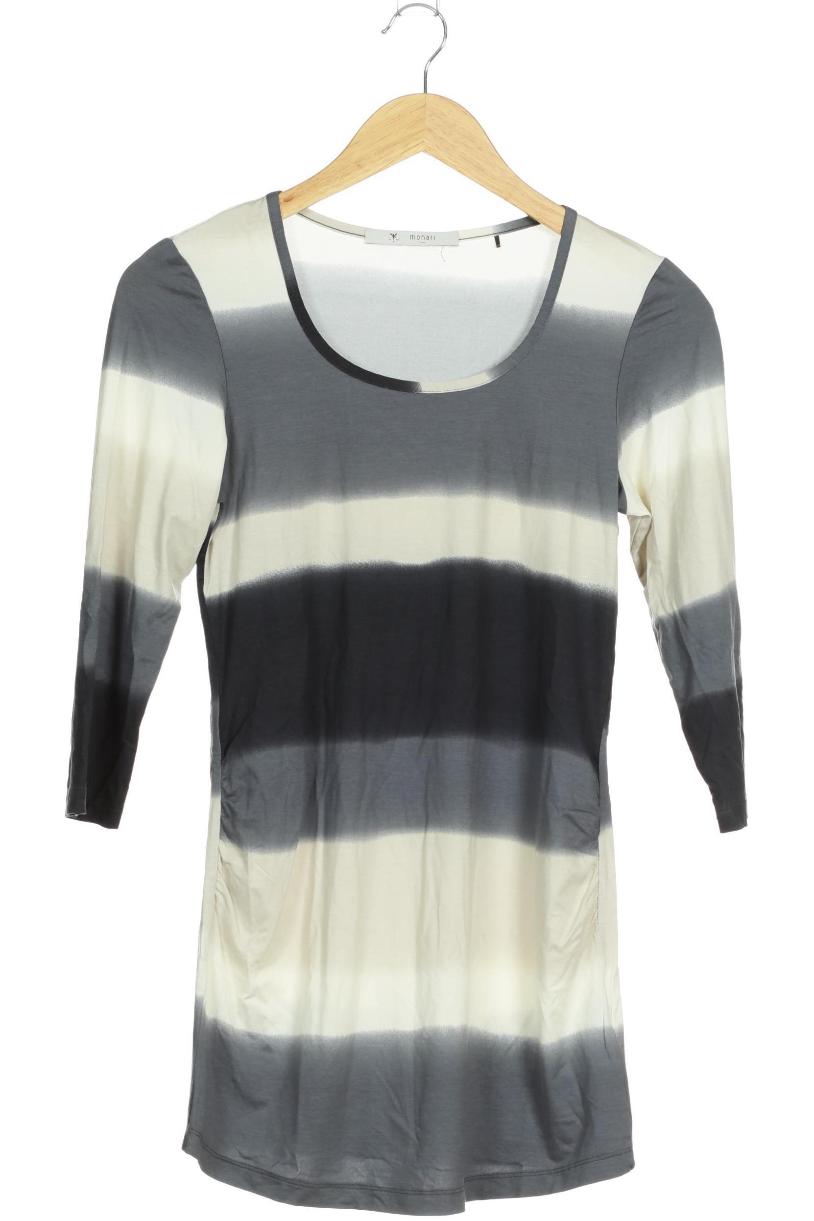 

monari Damen Langarmshirt, grau, Gr. 36