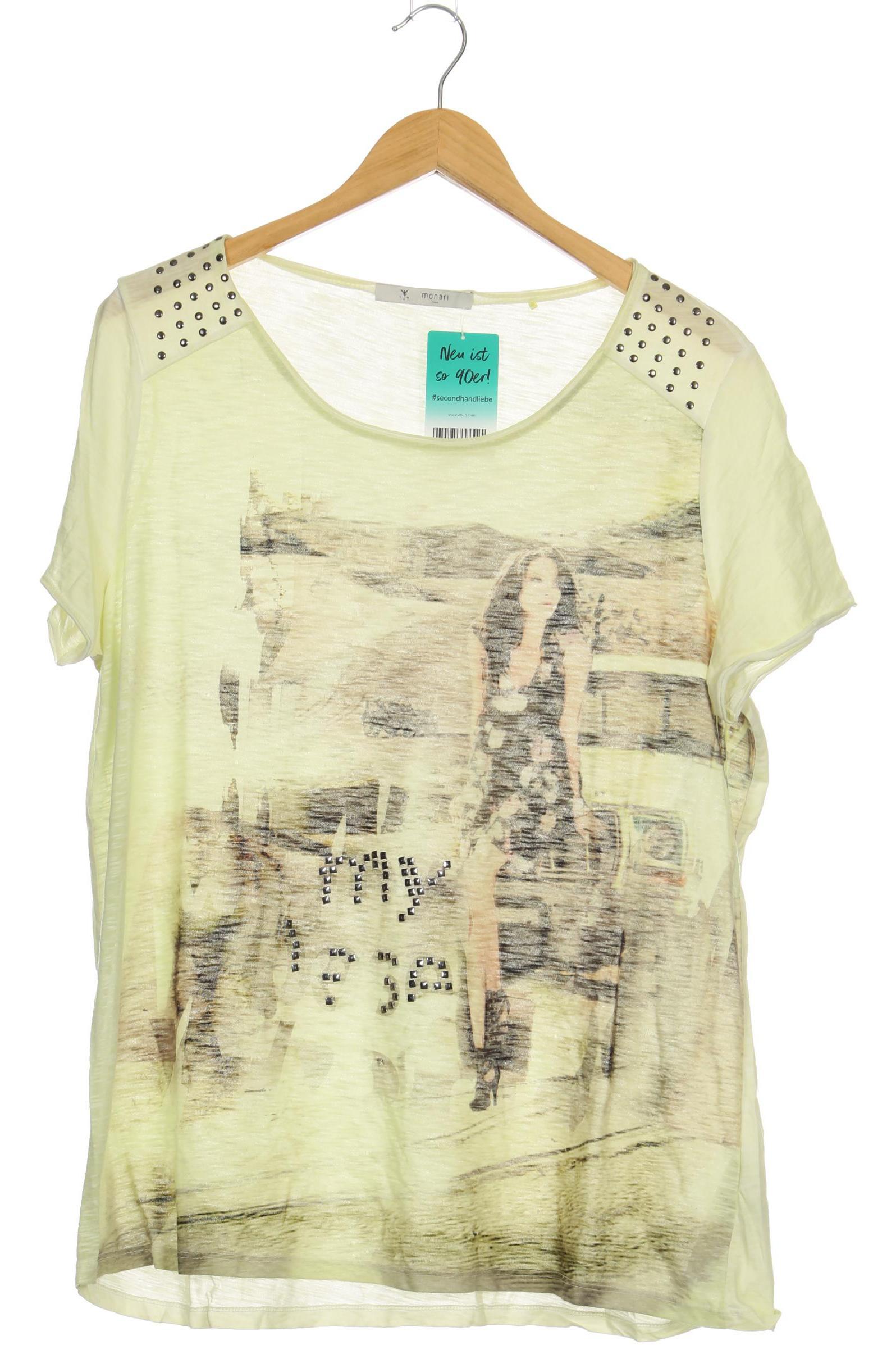 

monari Damen T-Shirt, gelb, Gr. 46