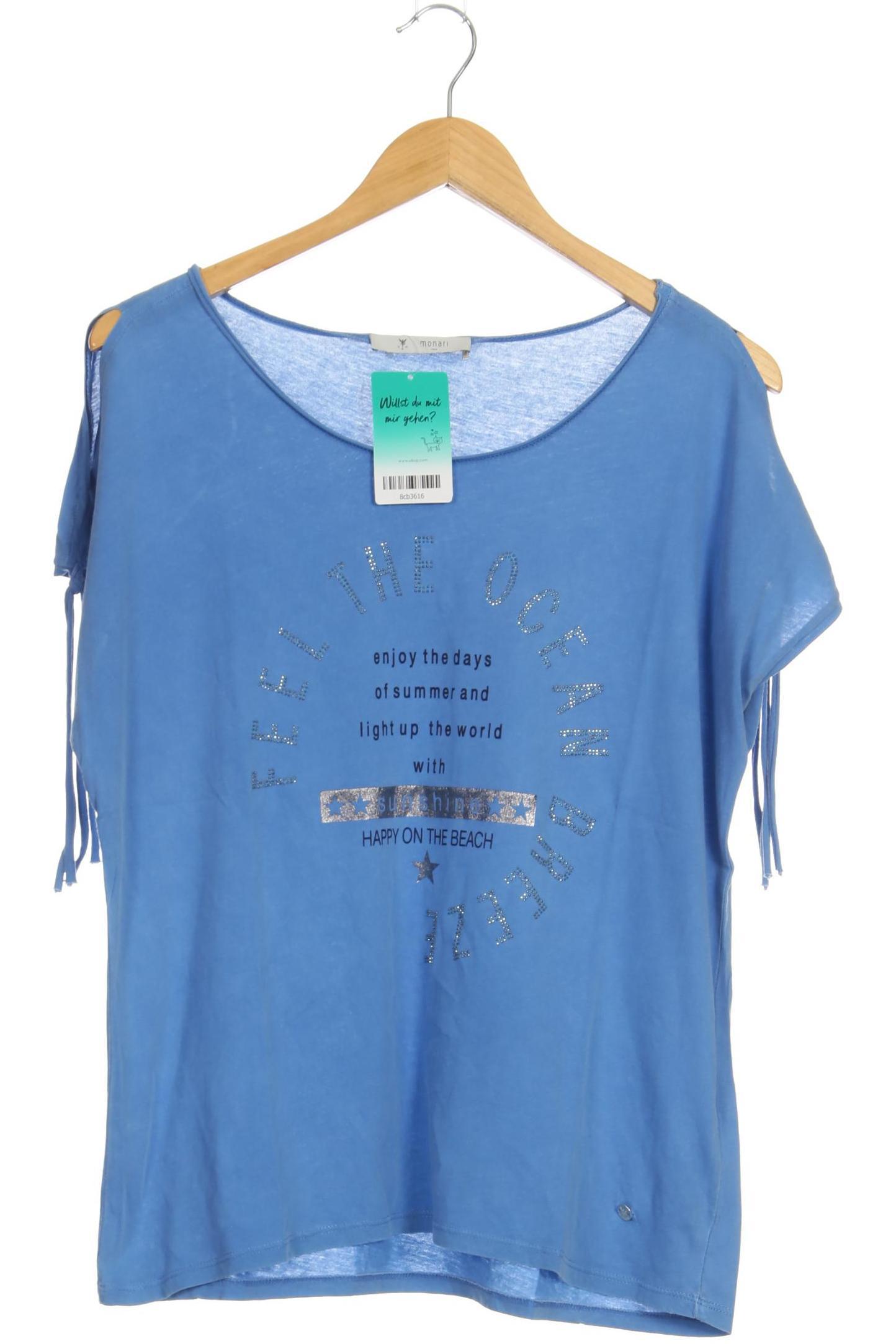 

monari Damen T-Shirt, blau, Gr. 40
