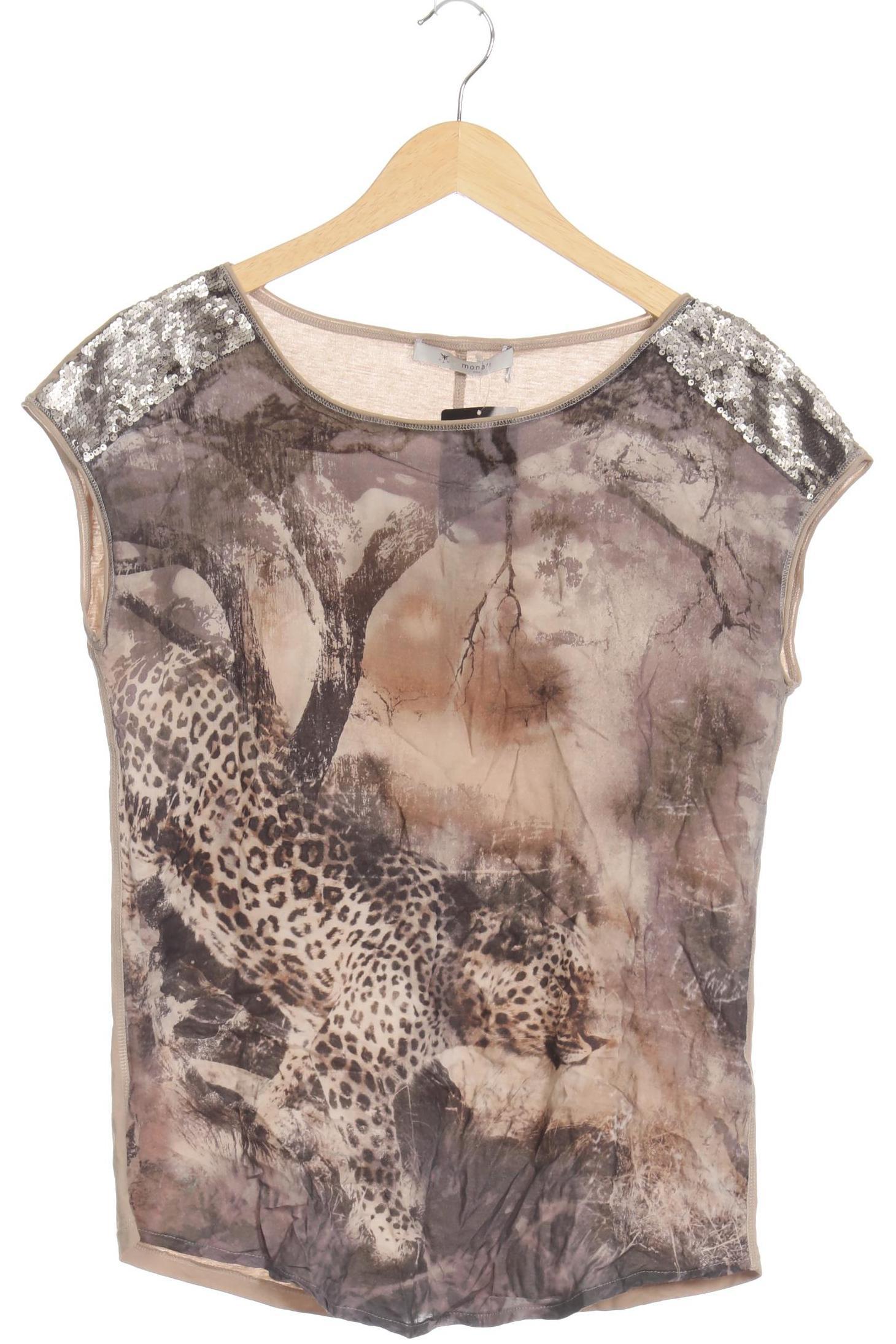 

monari Damen T-Shirt, braun, Gr. 36