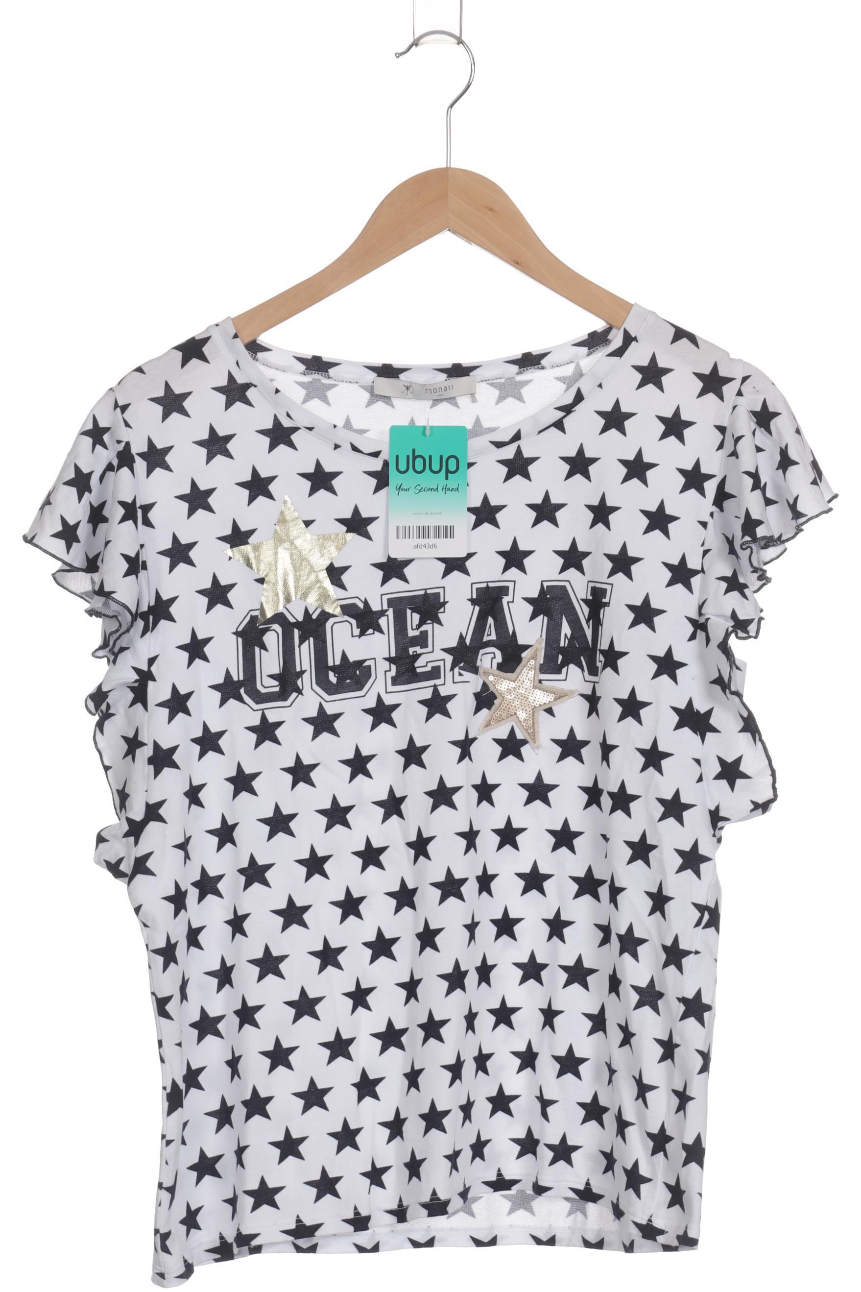 

monari Damen T-Shirt, weiß, Gr.