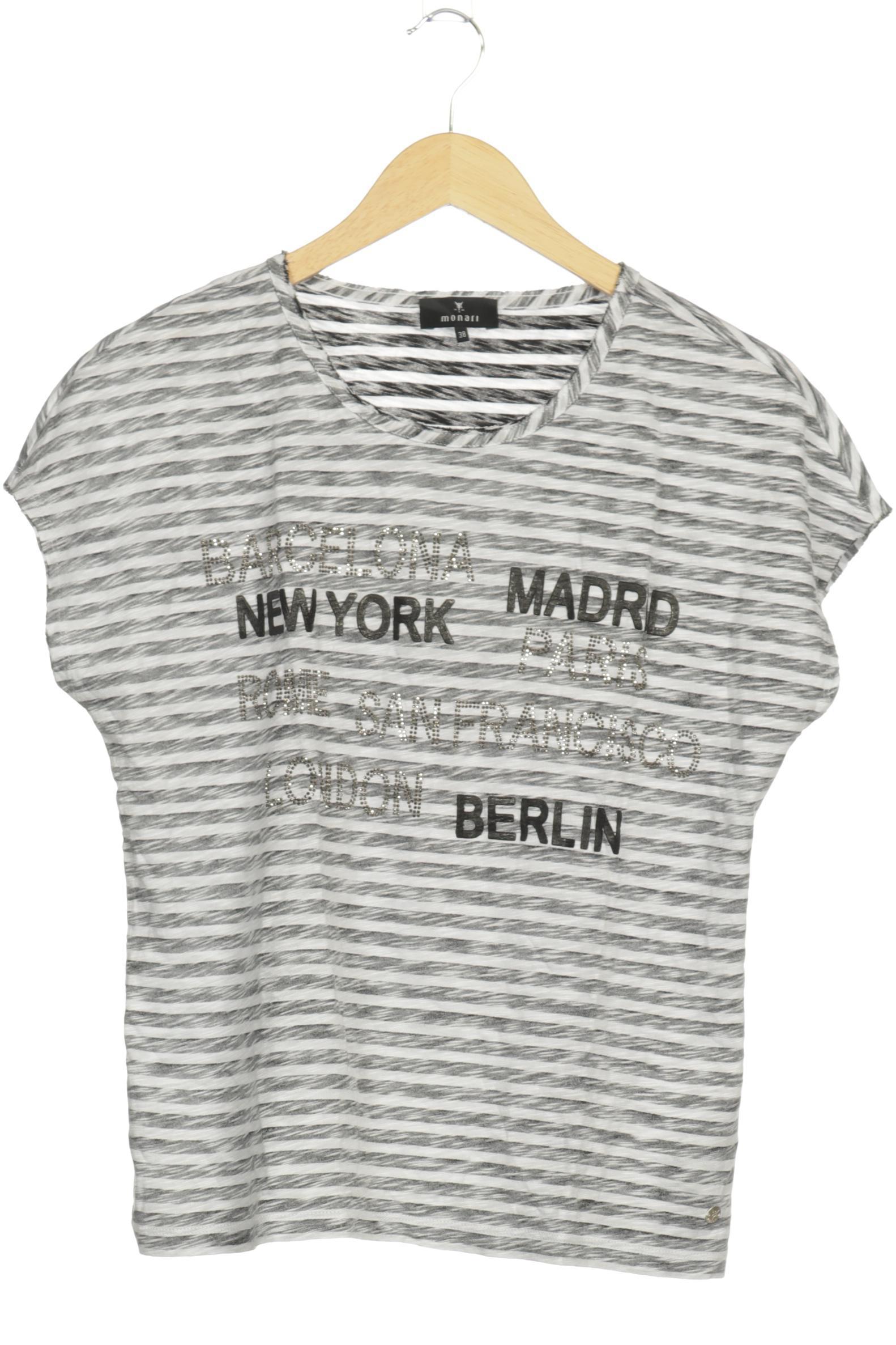 

monari Damen T-Shirt, grau, Gr. 38