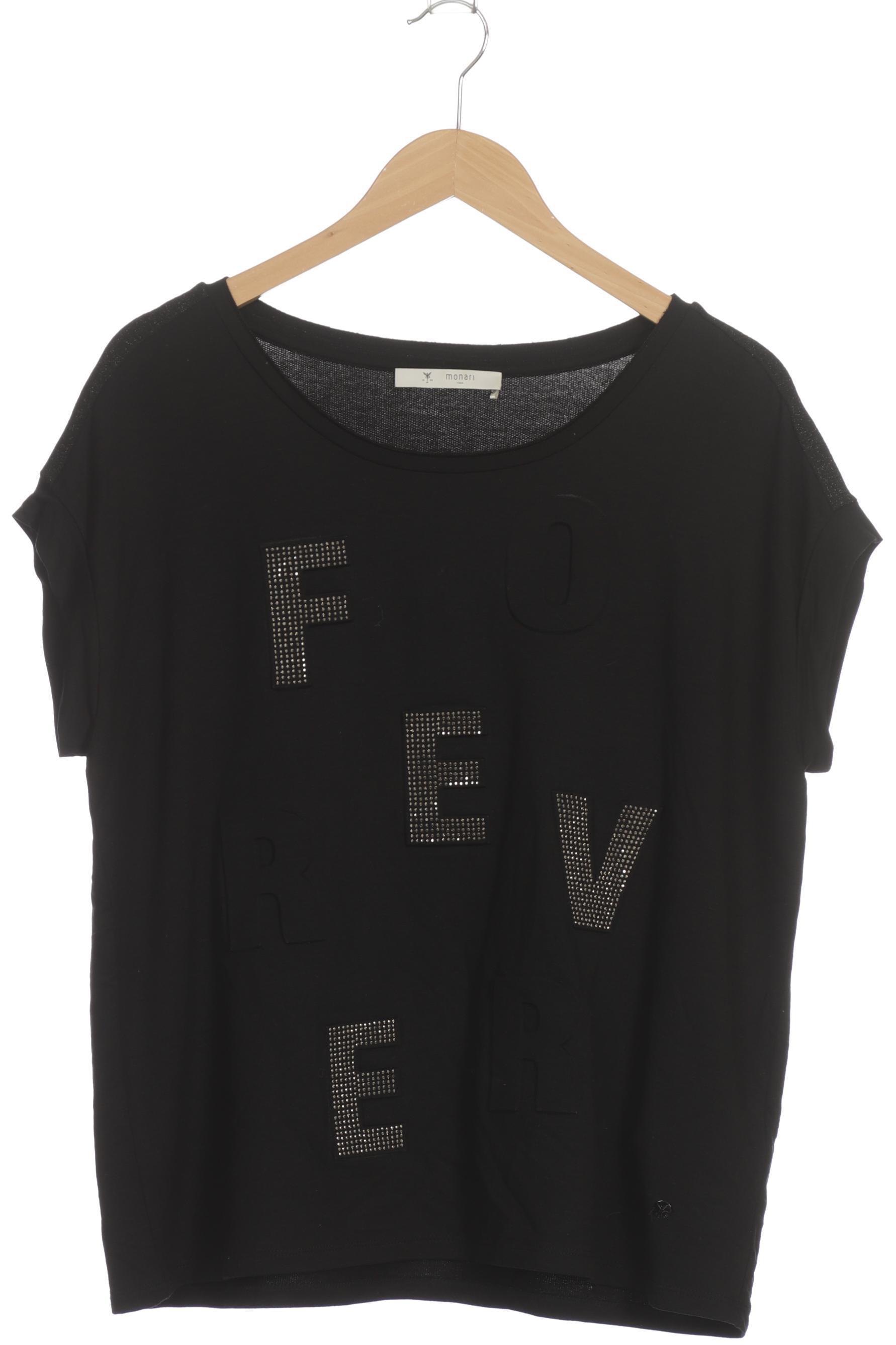 

monari Damen T-Shirt, schwarz, Gr. 40