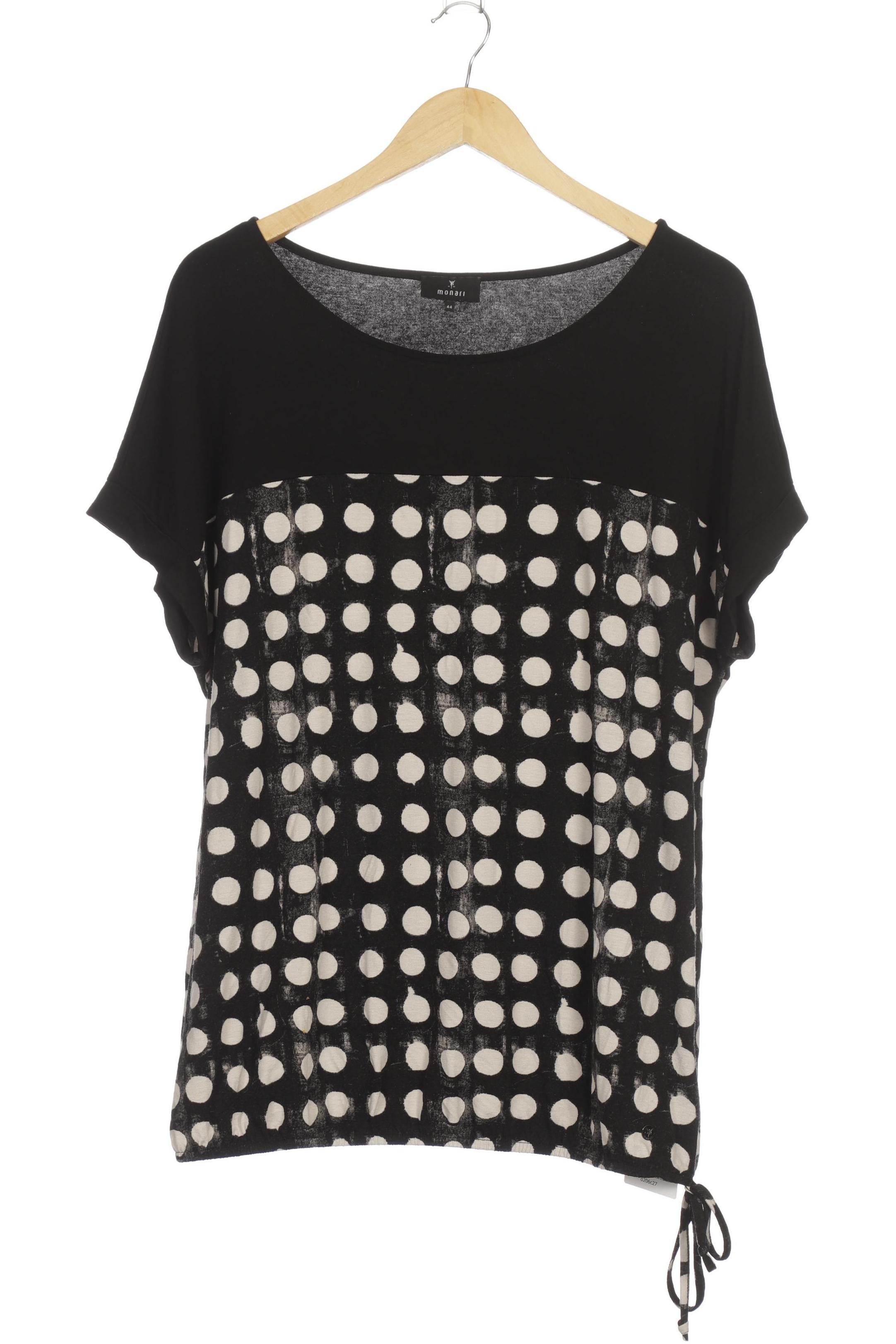 

monari Damen T-Shirt, schwarz, Gr. 44