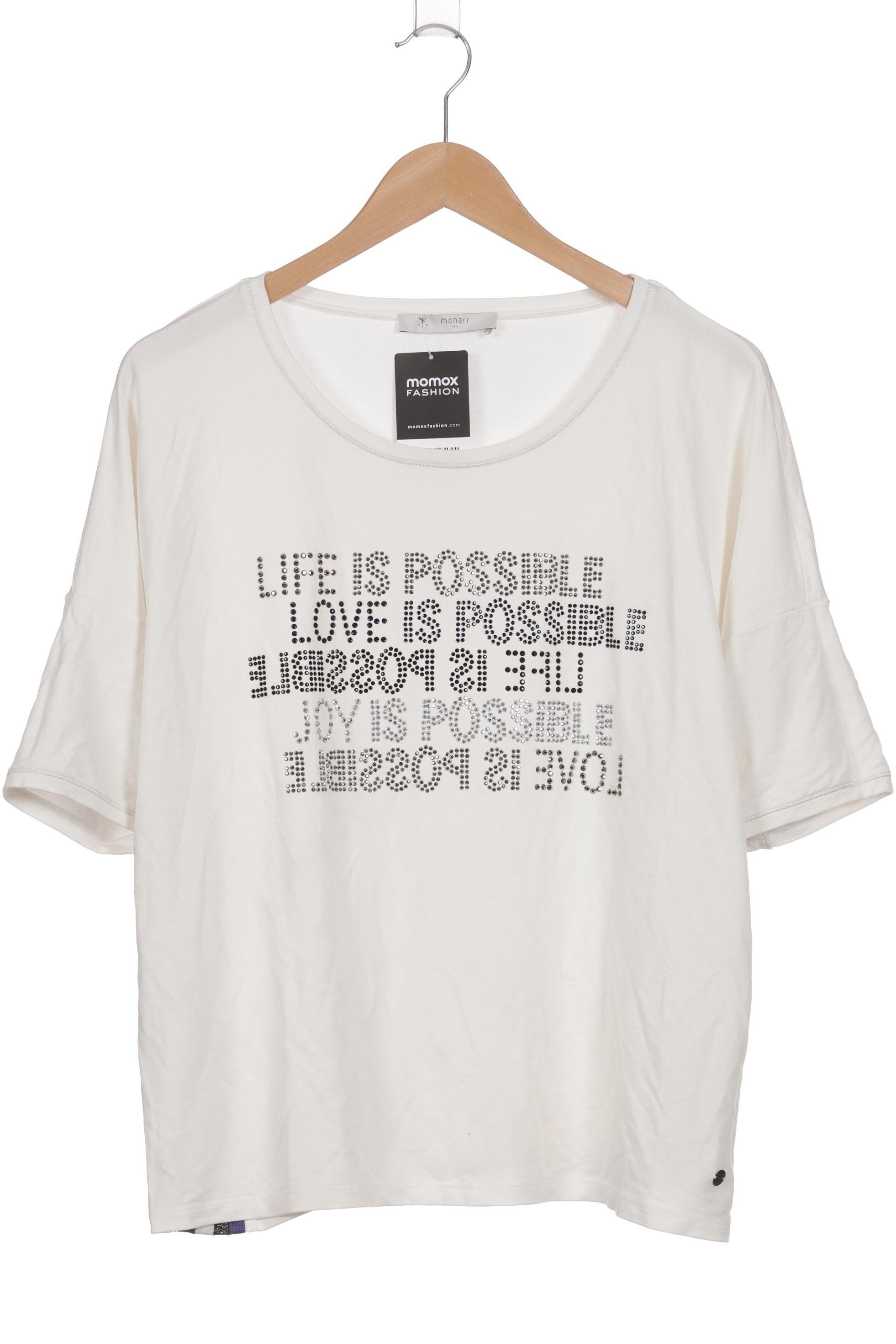 

monari Damen T-Shirt, weiß, Gr. 40