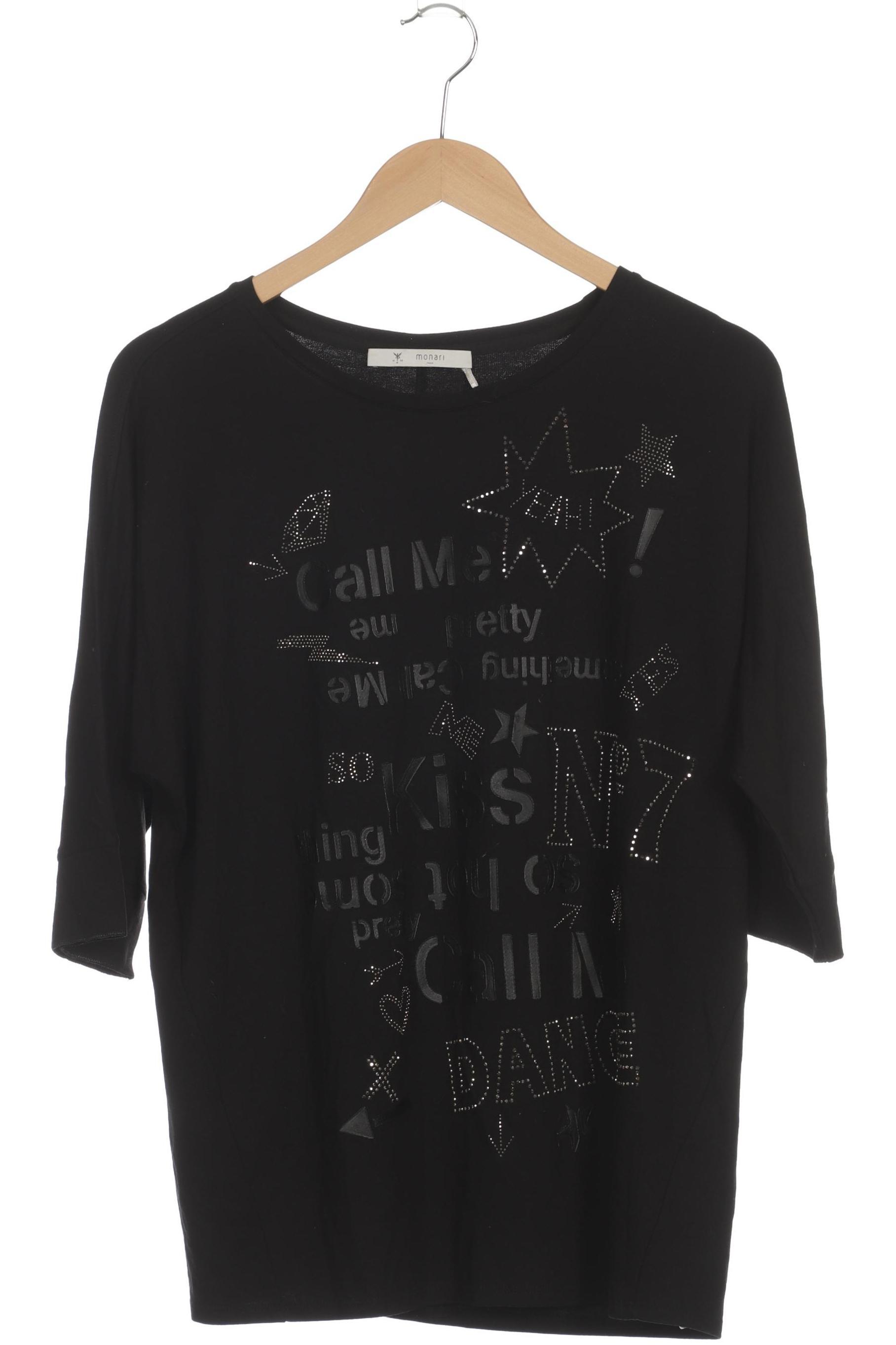 

monari Damen T-Shirt, schwarz, Gr.