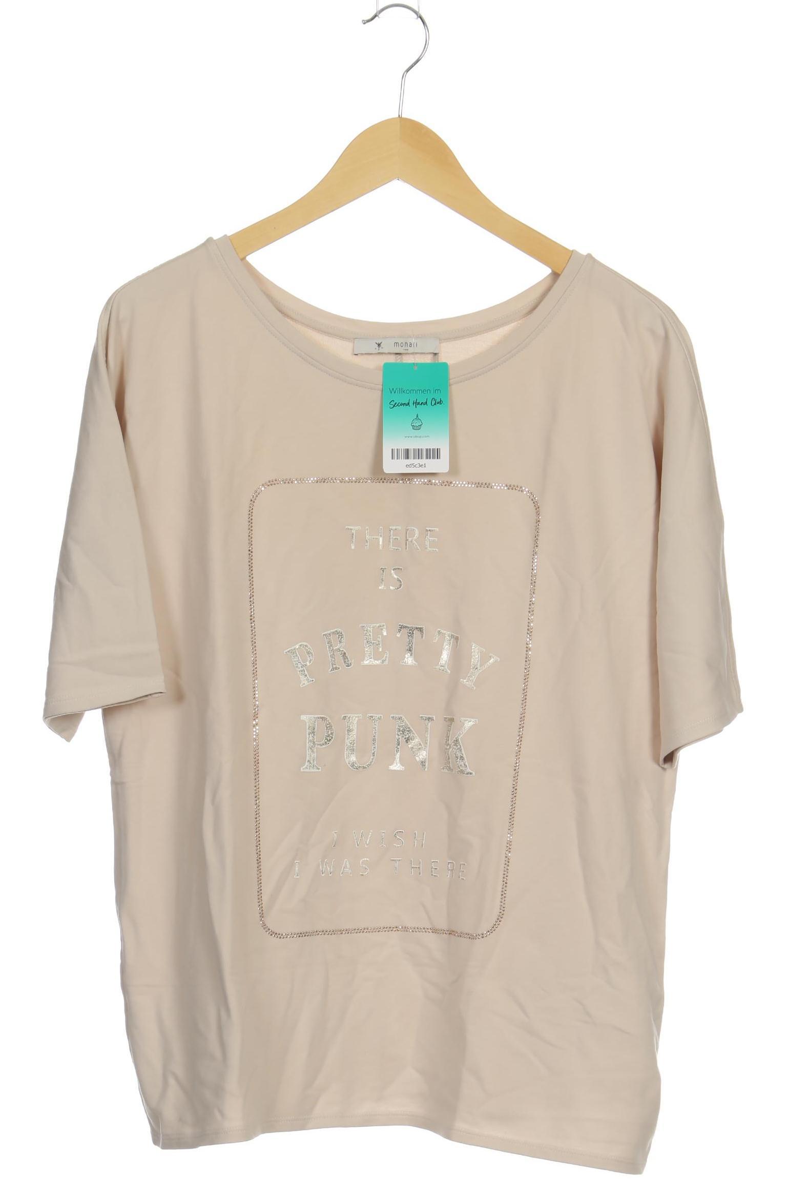 

monari Damen T-Shirt, beige, Gr. 42