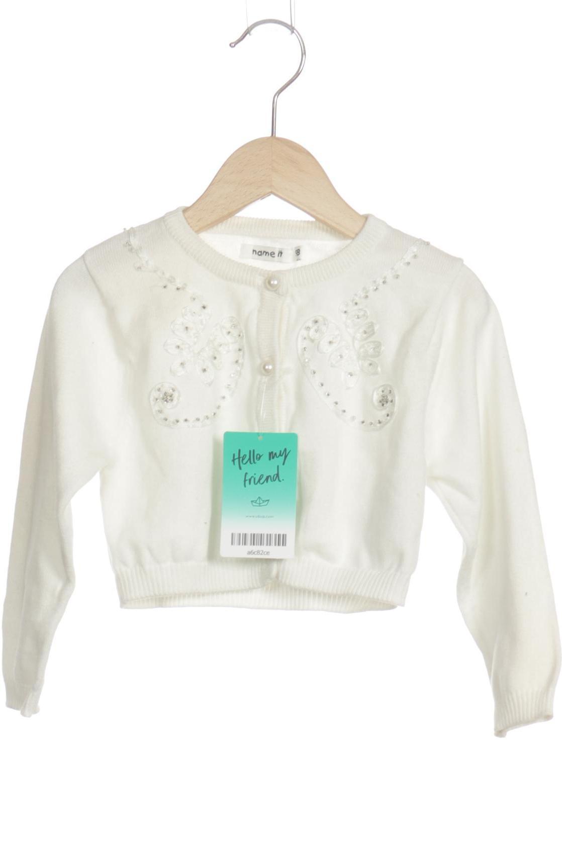 

name it Mädchen Strickjacke, weiß, Gr. 98