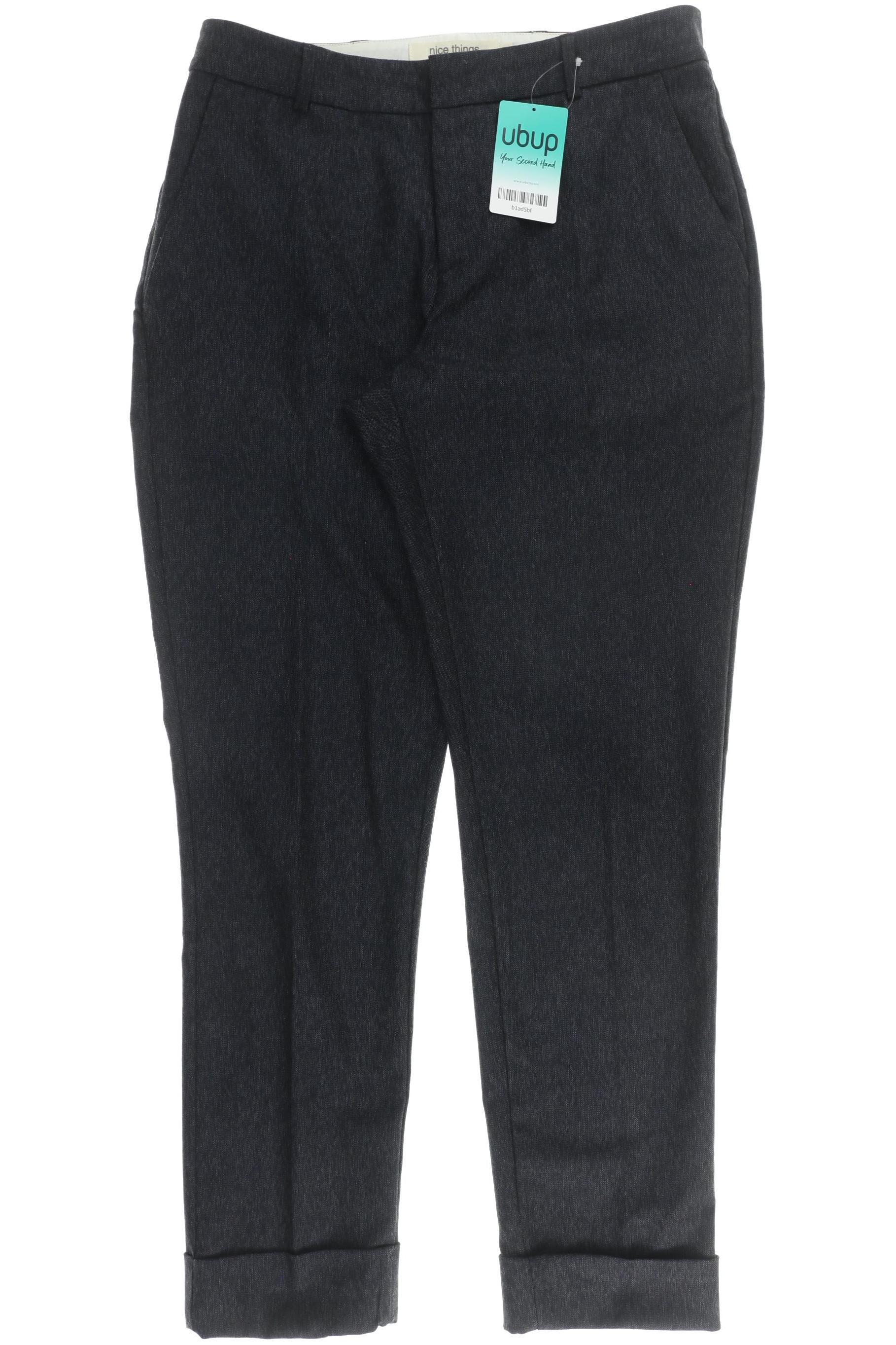 

nice things Damen Stoffhose, blau, Gr. 38