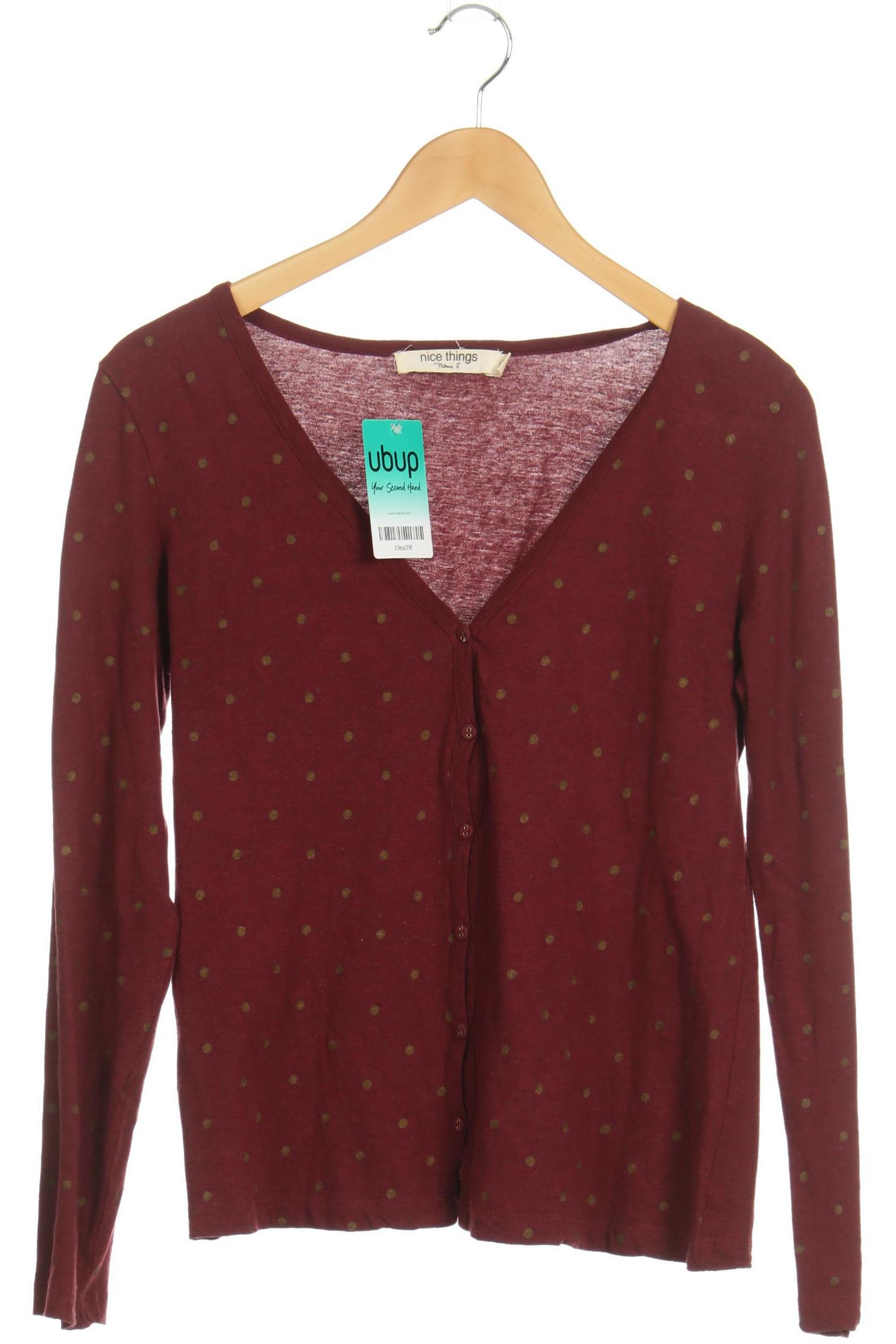 

nice things Damen Strickjacke, rot, Gr.