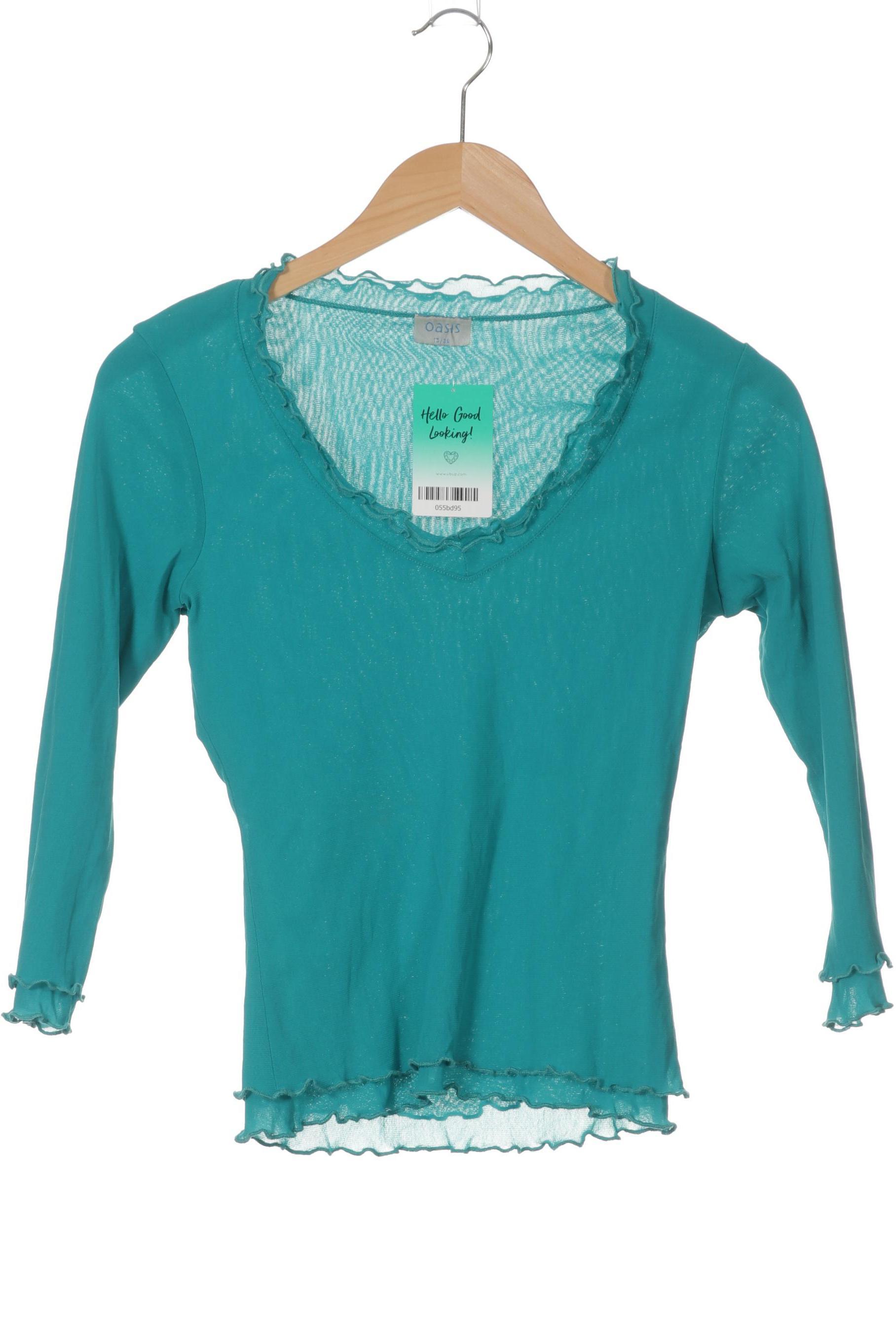 

oasis Damen Bluse, blau, Gr. 36