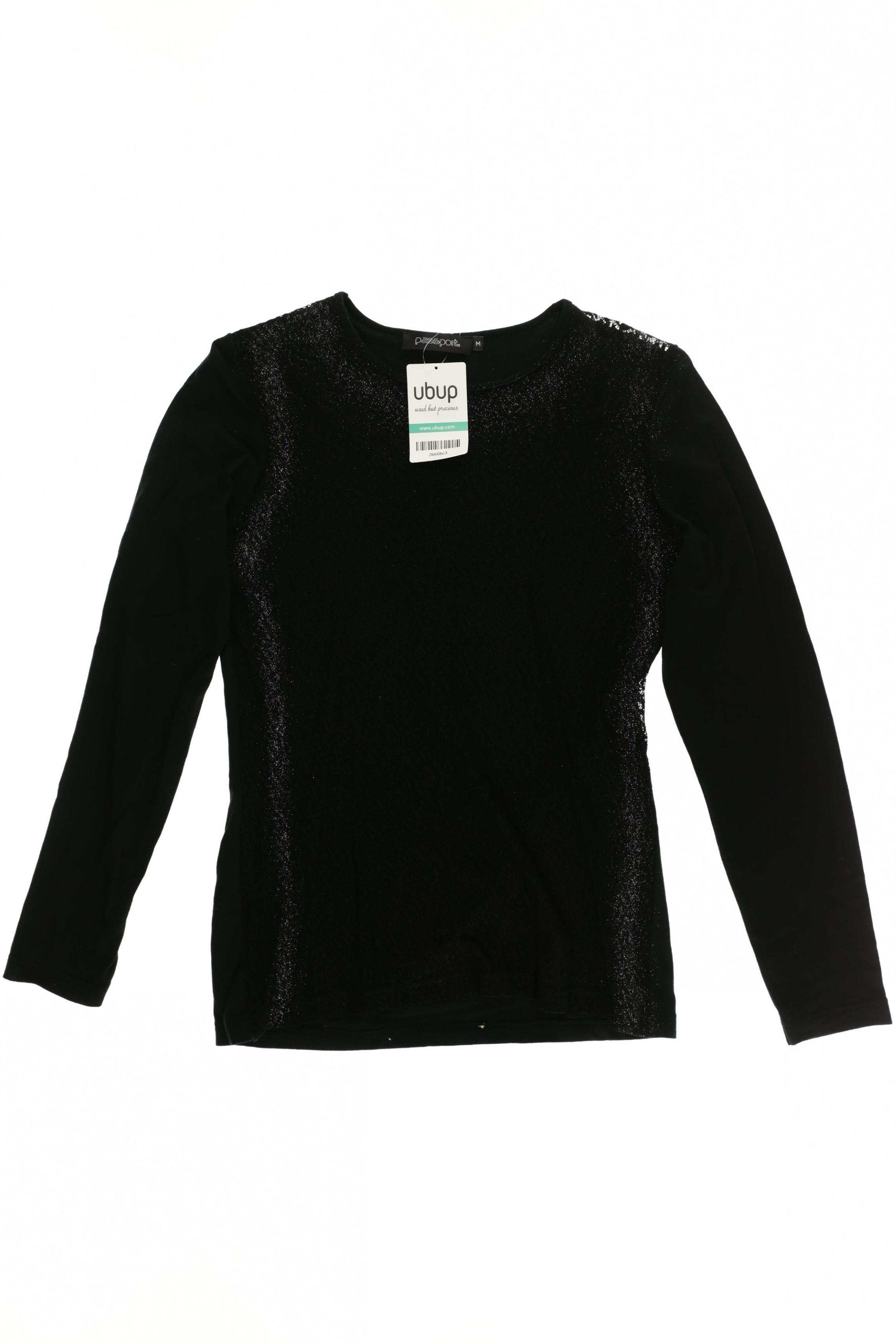 

passport Damen Langarmshirt, schwarz, Gr.