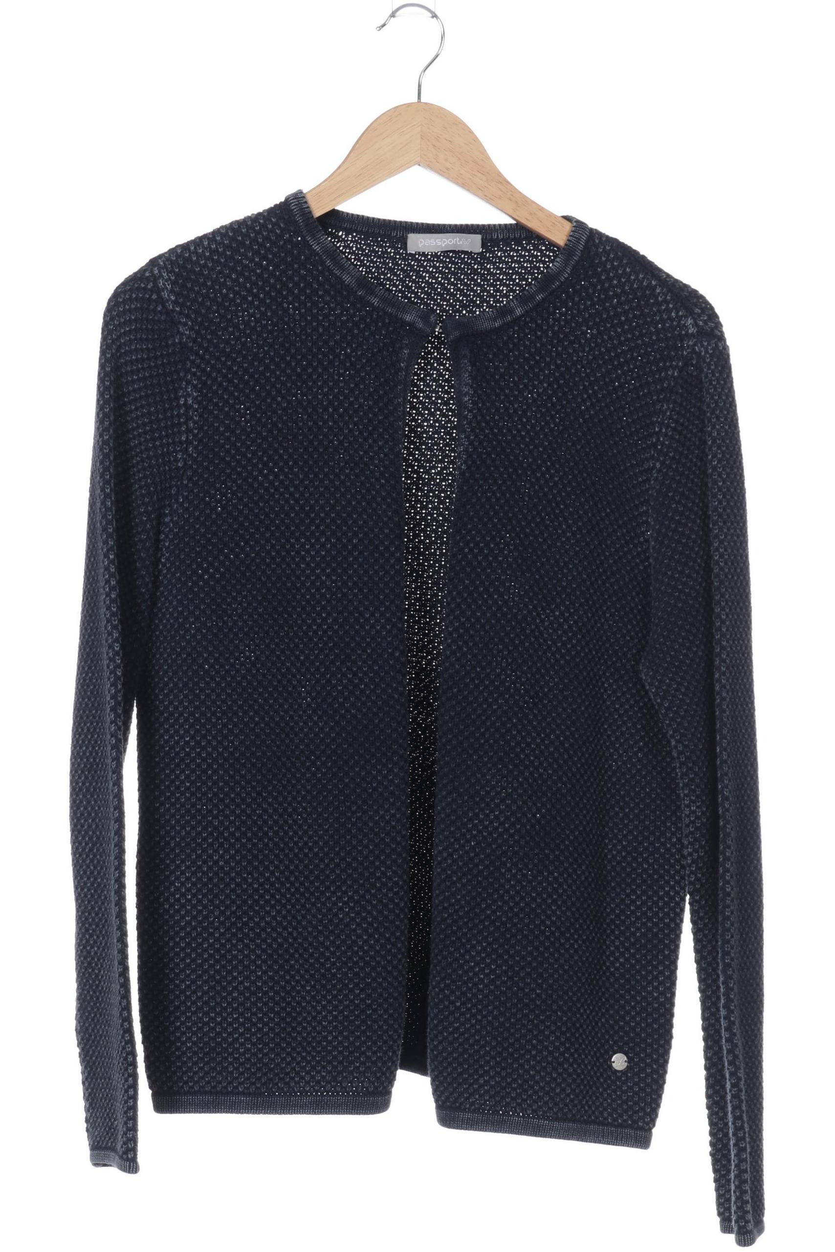 

passport Damen Strickjacke, blau, Gr. 40