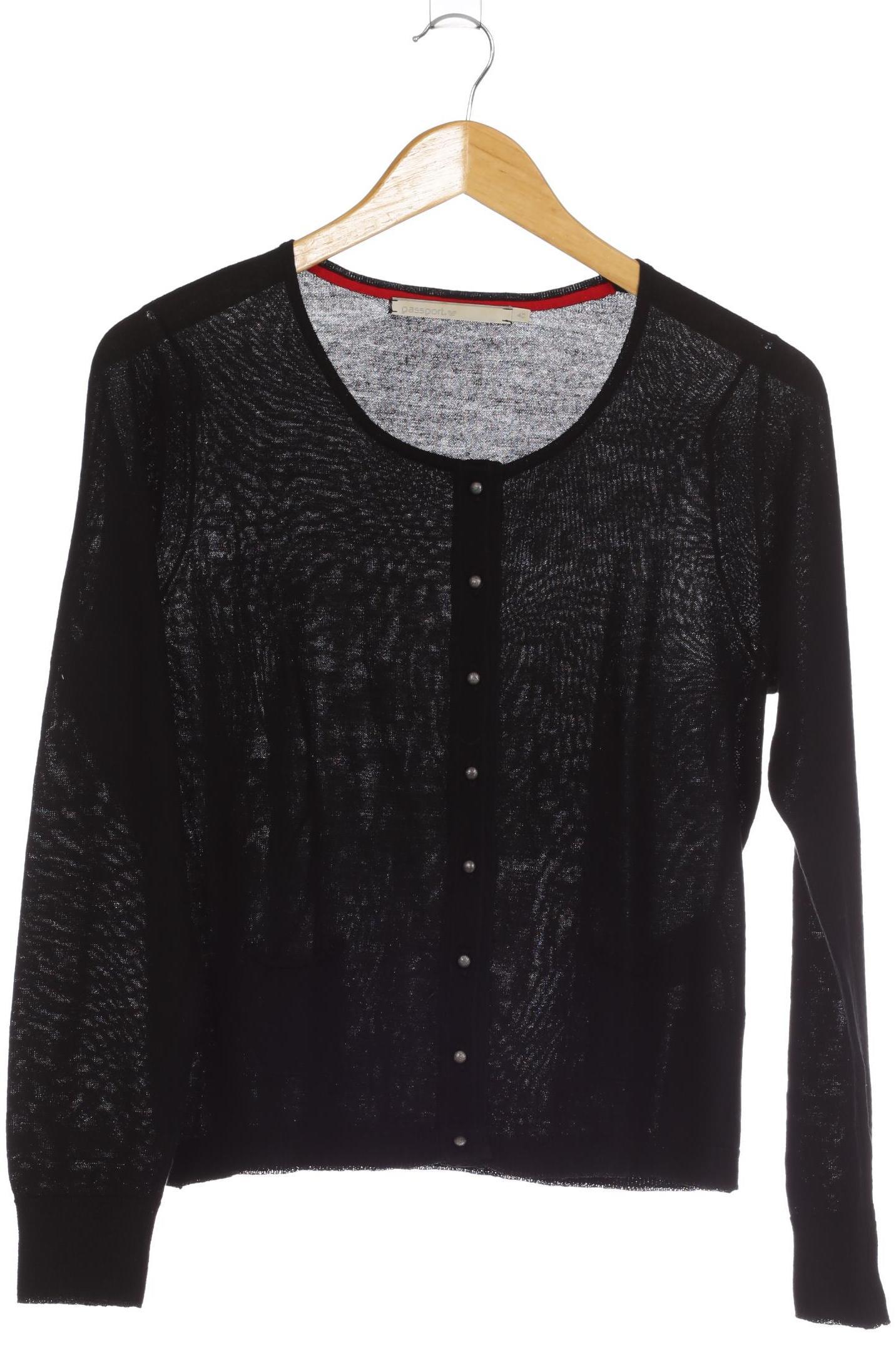 

passport Damen Strickjacke, schwarz, Gr. 40