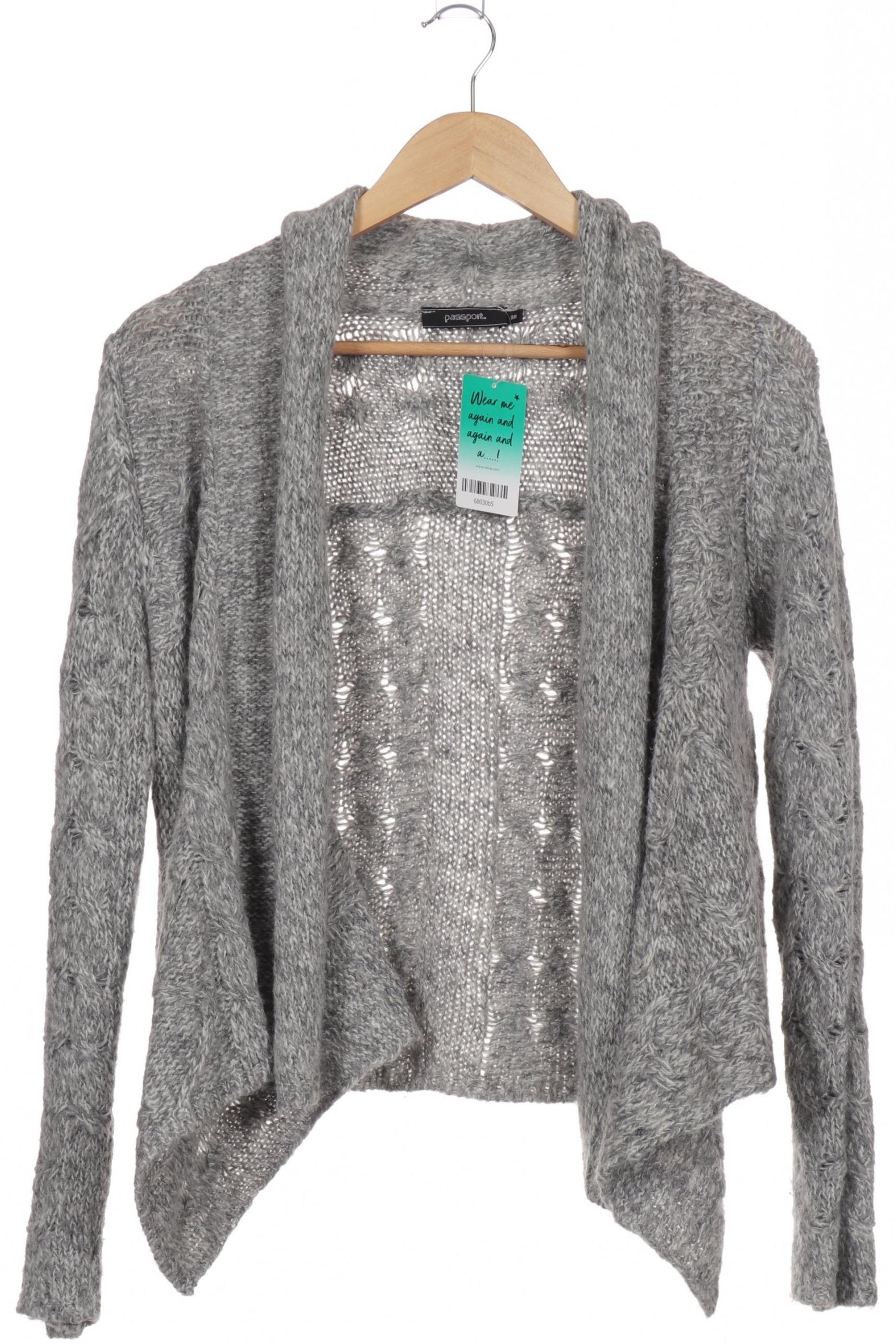 

passport Damen Strickjacke, grau, Gr. 38