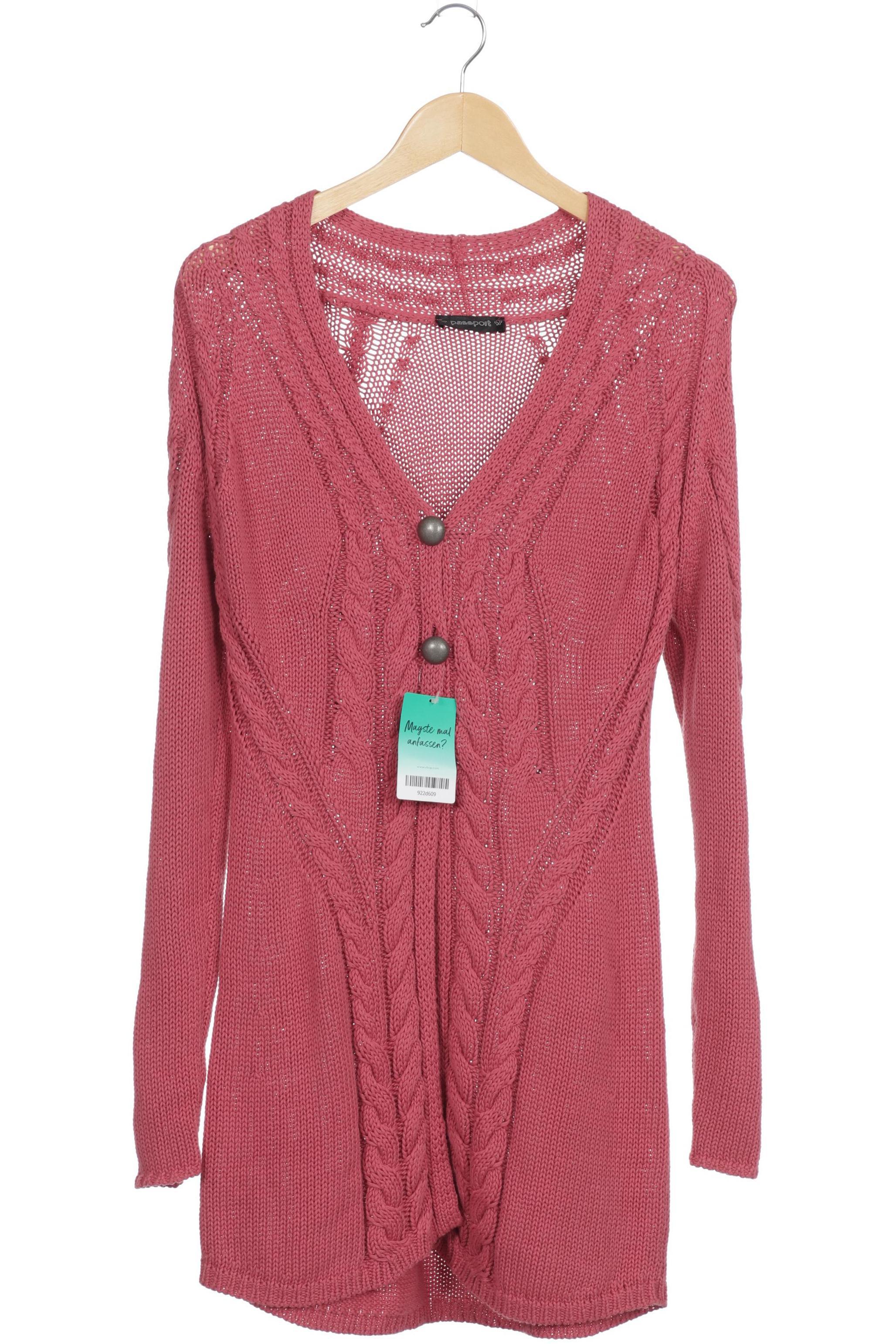 

passport Damen Strickjacke, pink, Gr.