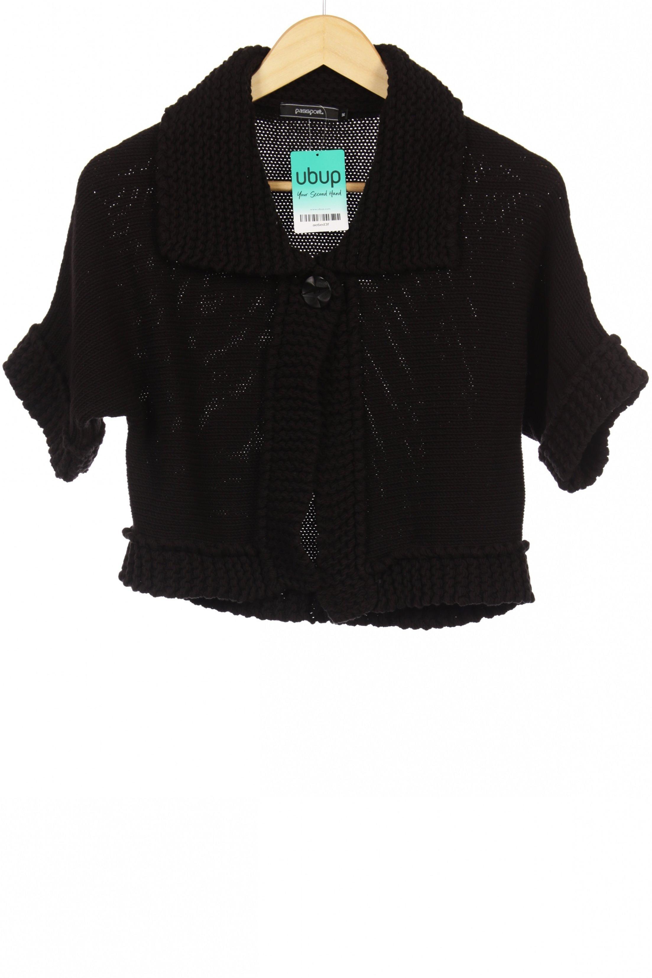 

passport Damen Strickjacke, schwarz, Gr. 36