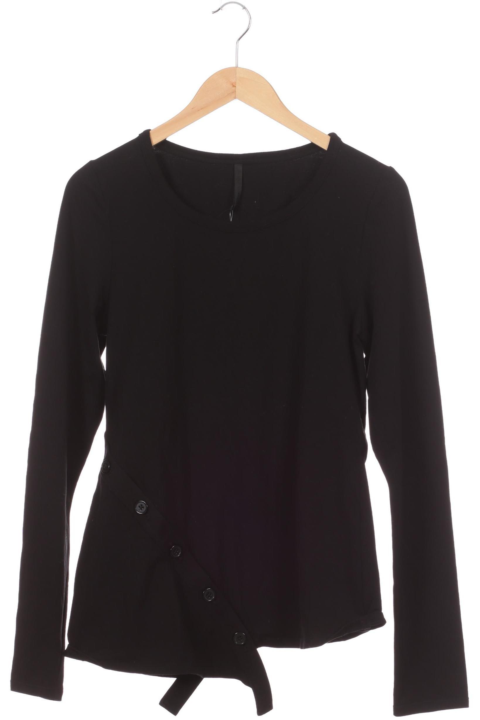 

peter o. mahler Damen Langarmshirt, schwarz, Gr.