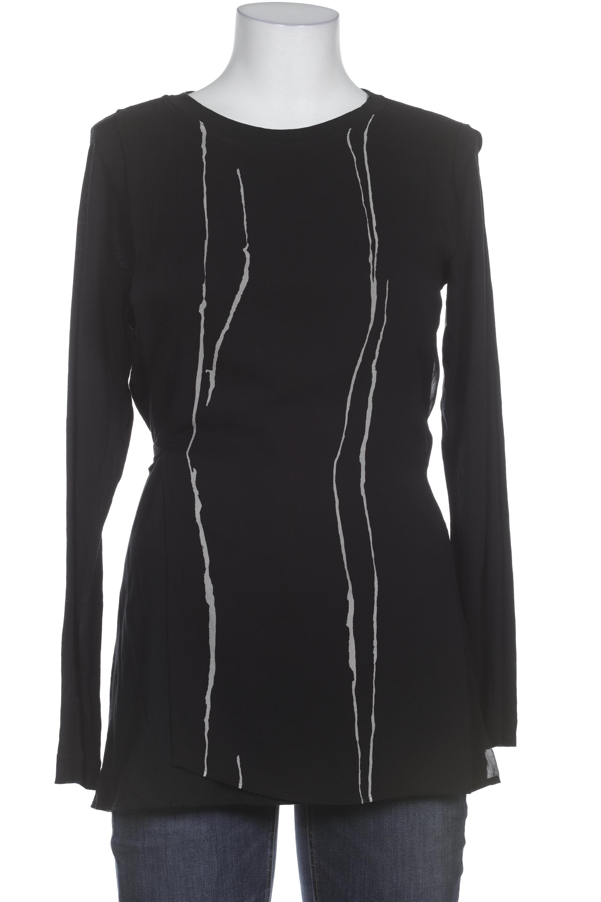 

peter o. mahler Damen Langarmshirt, schwarz, Gr.