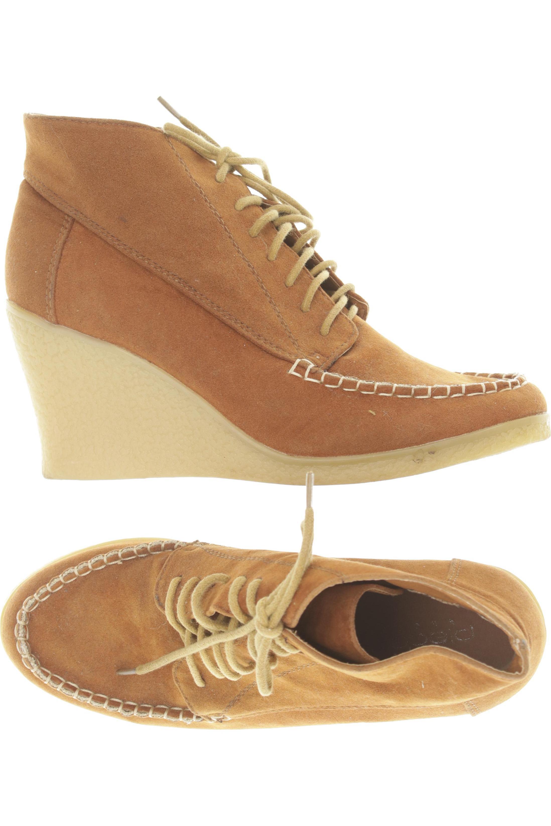 

pieces Damen Stiefelette, braun, Gr. 38