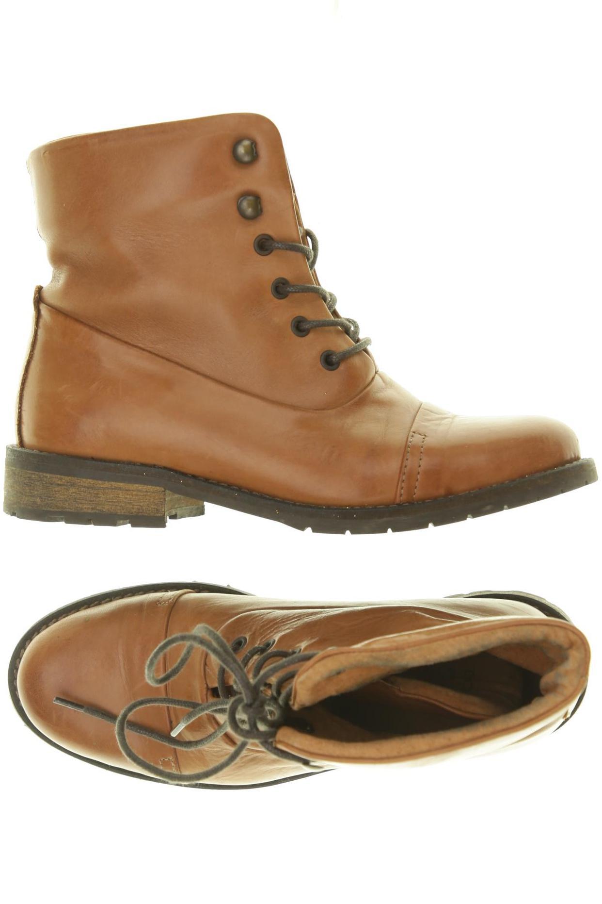 

pieces Damen Stiefelette, braun, Gr. 36