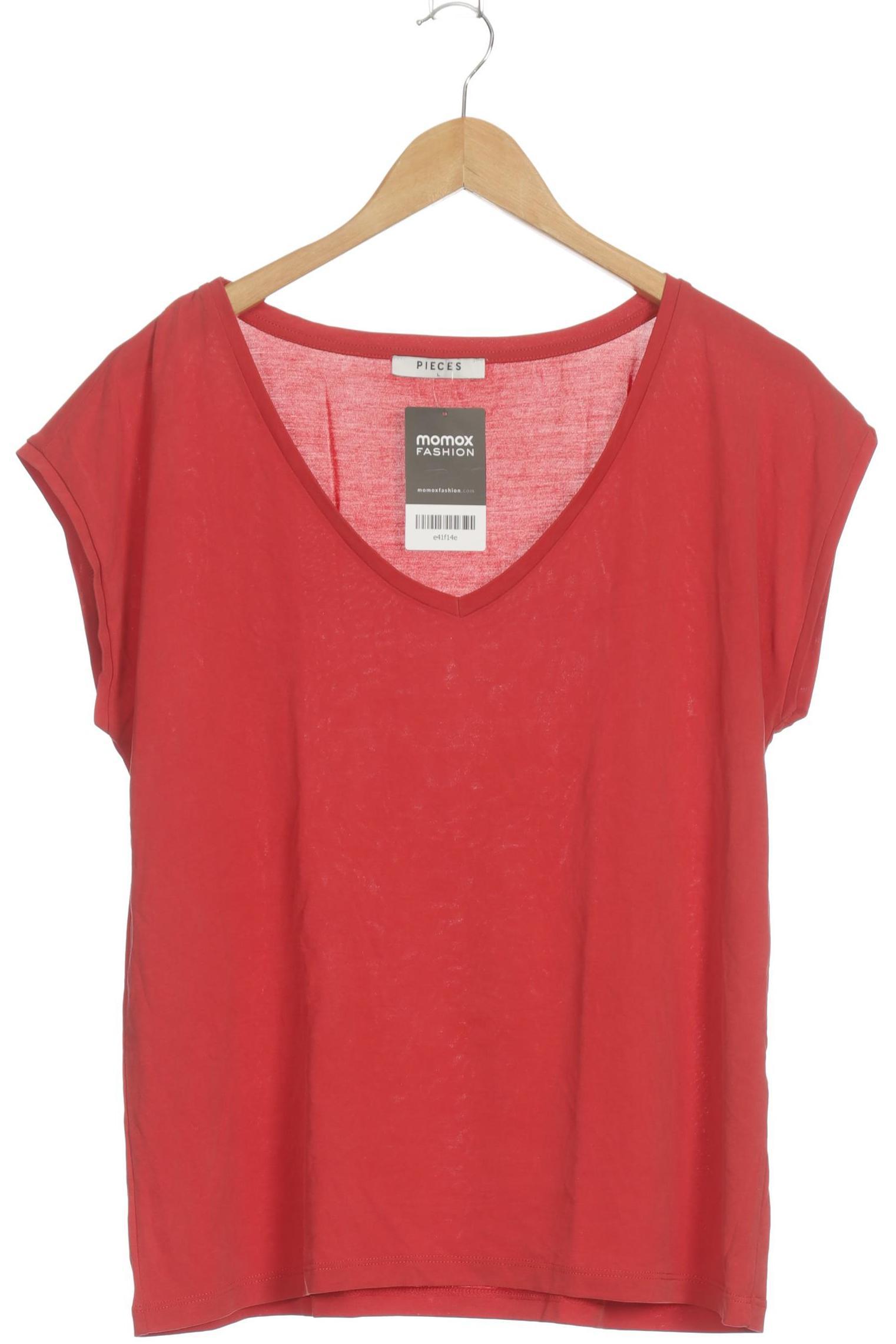 

pieces Damen T-Shirt, rot, Gr.