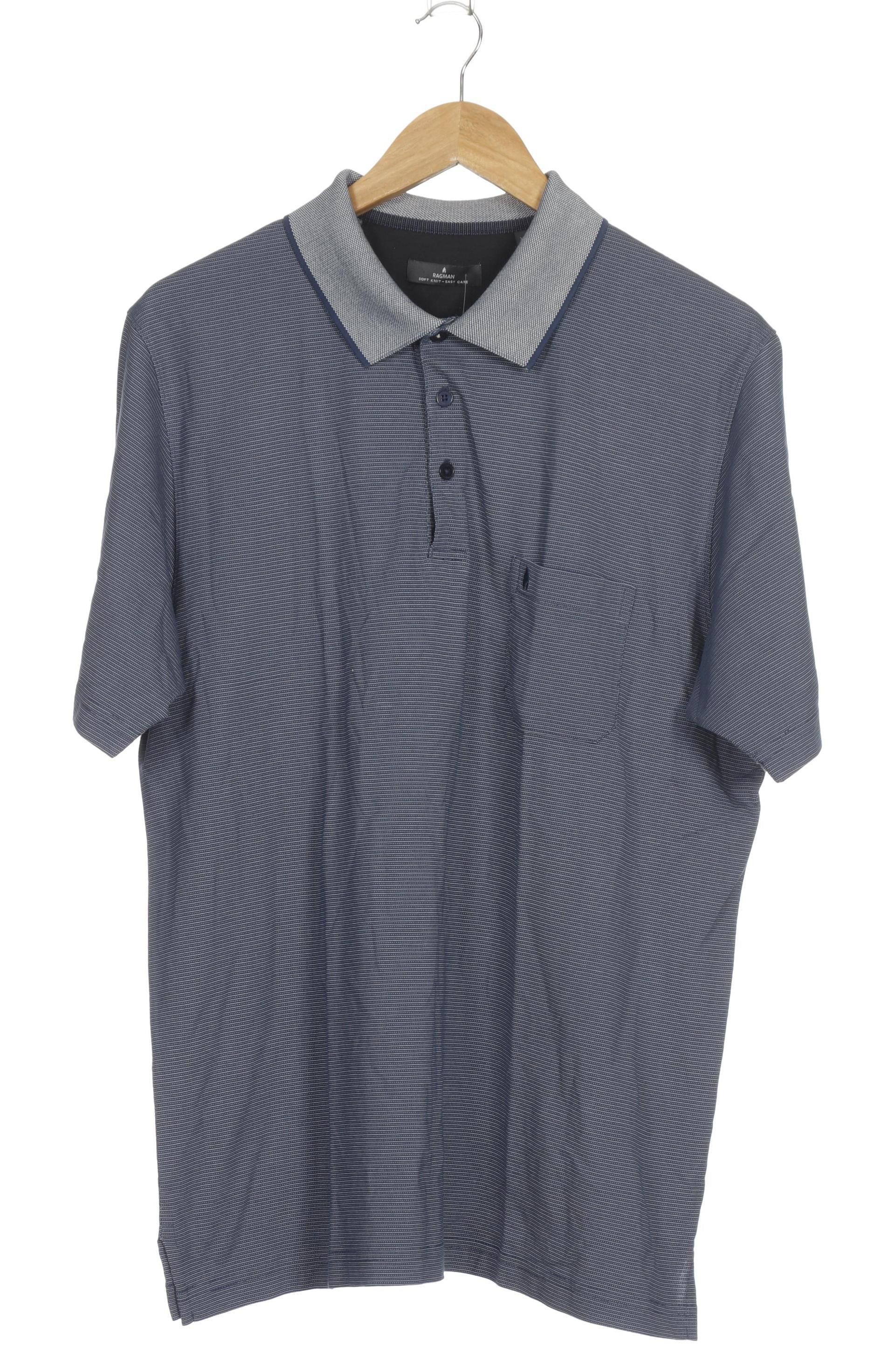 

ragman Herren Poloshirt, blau, Gr.