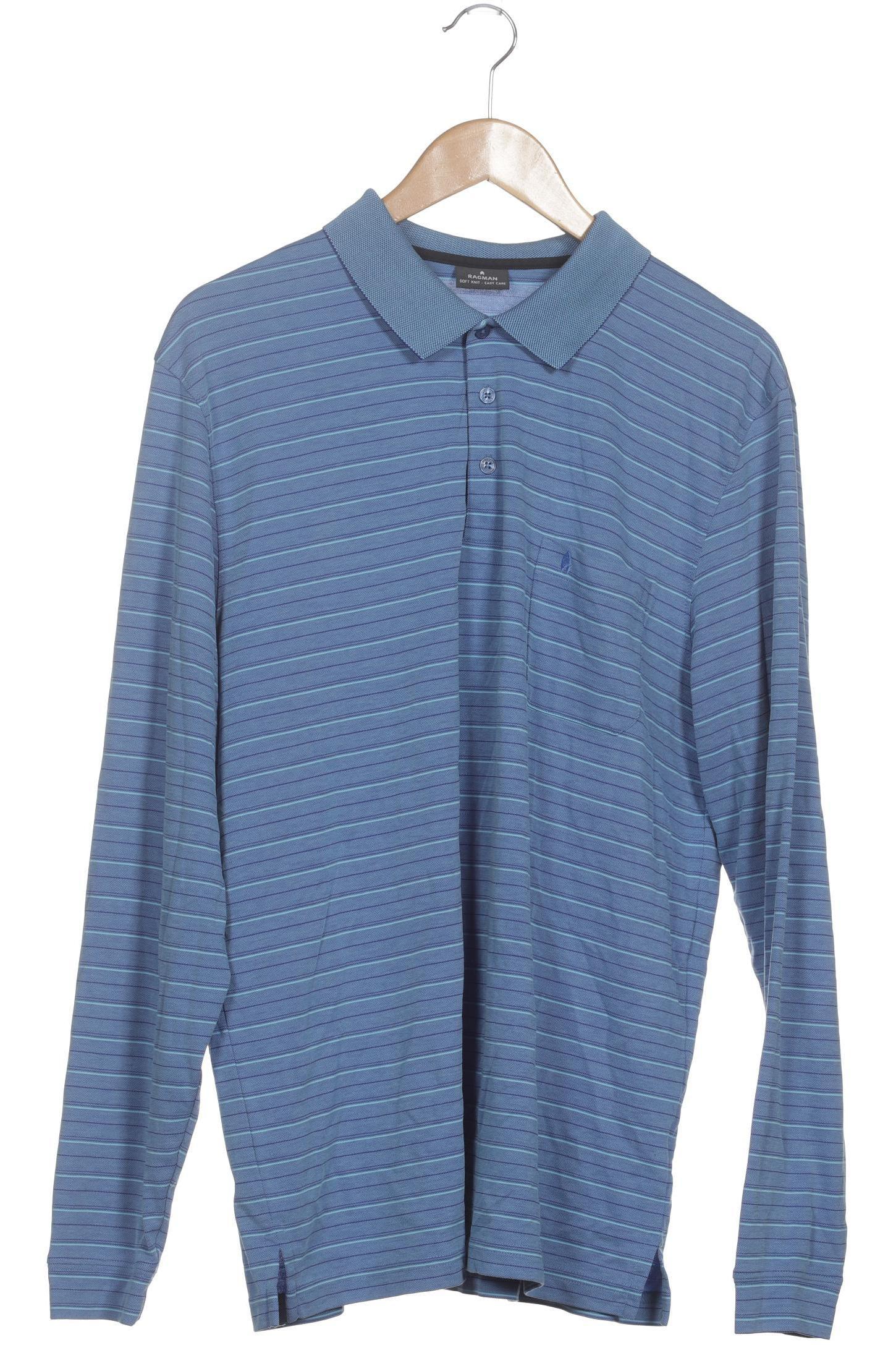 

ragman Herren Poloshirt, blau, Gr.