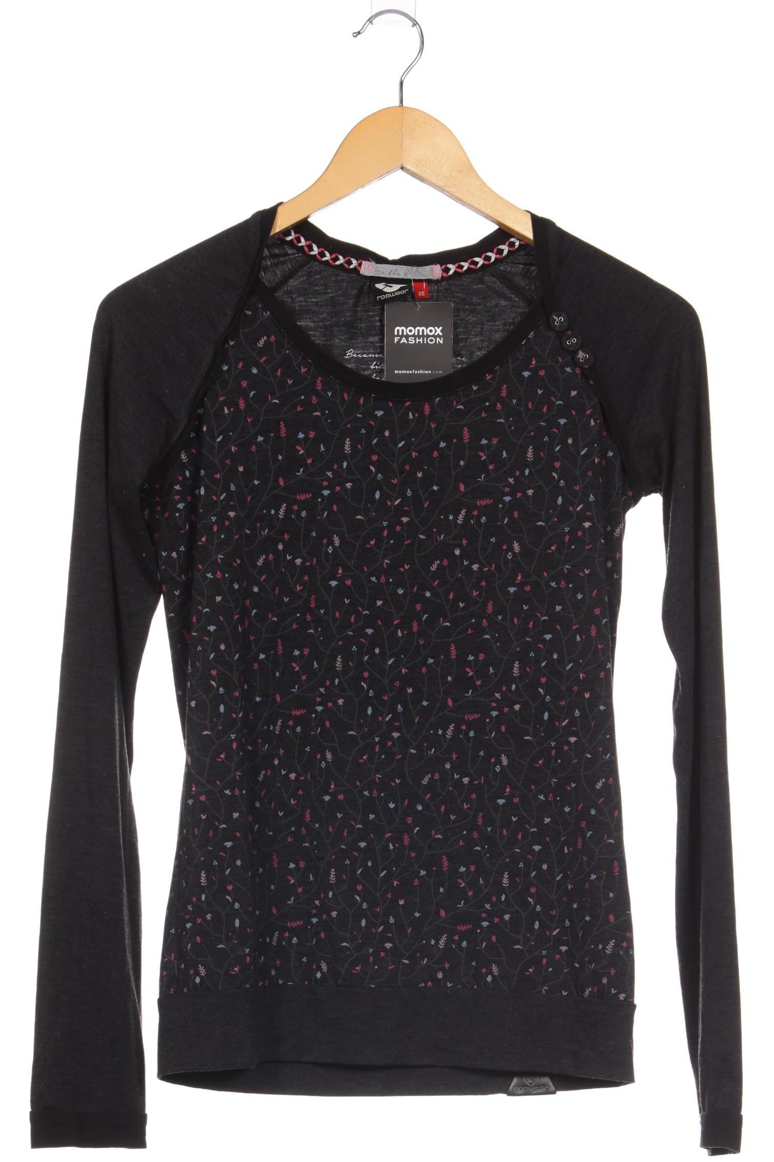 

ragwear Damen Langarmshirt, schwarz, Gr.
