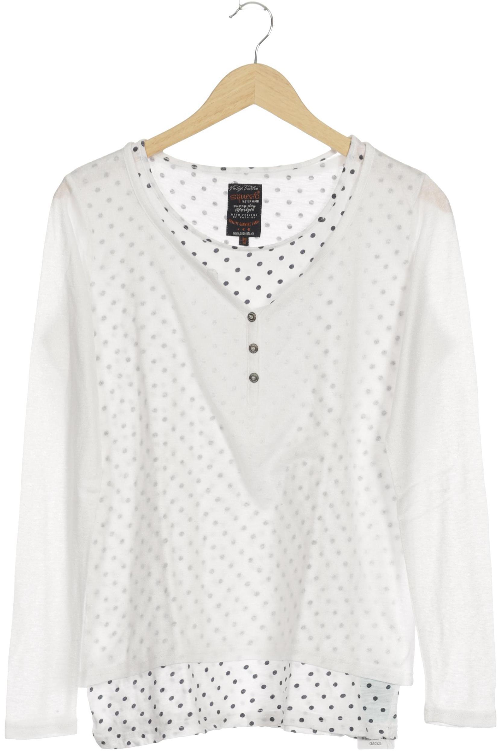 

s questo Damen Langarmshirt, weiß, Gr. 38