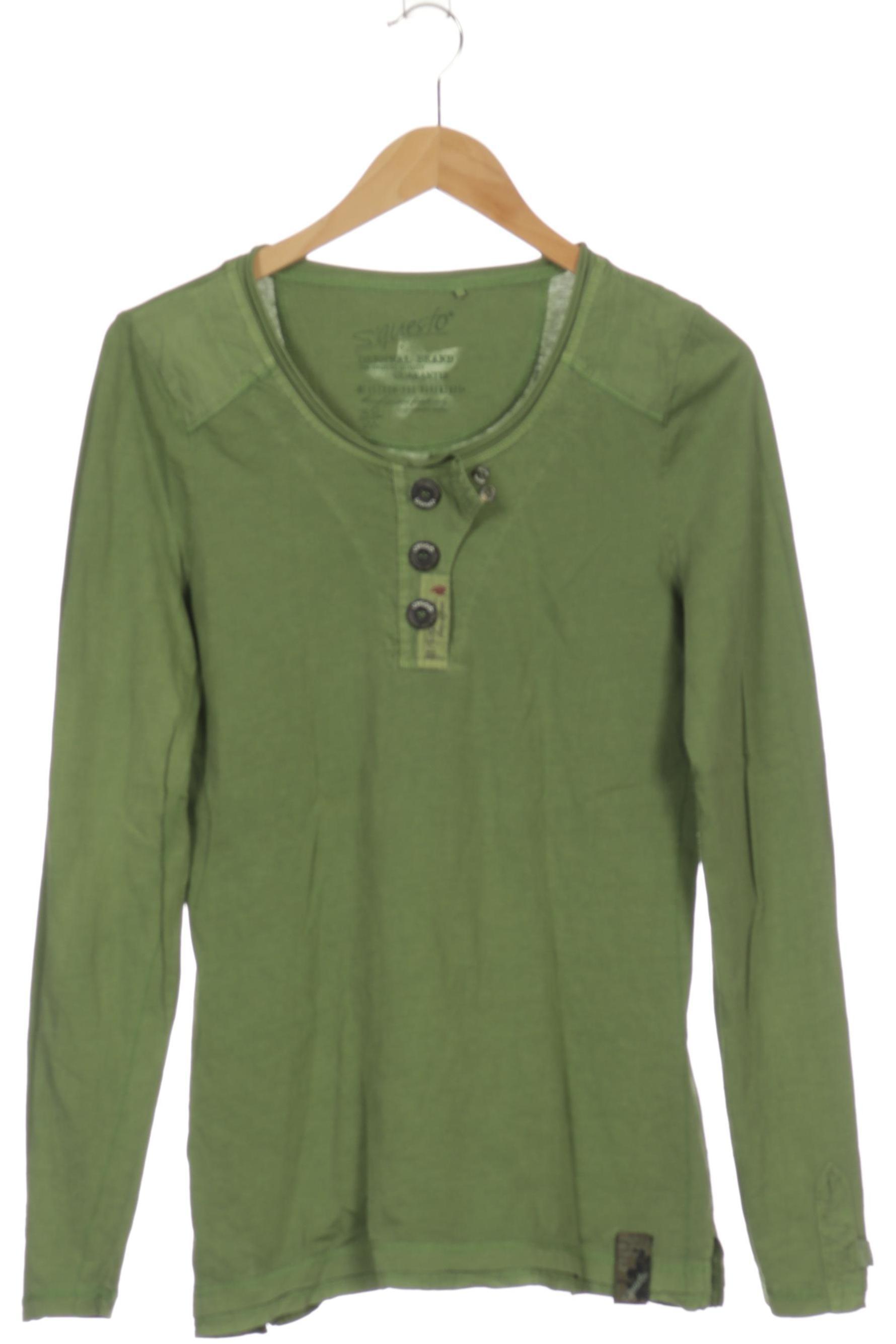 

s questo Damen Langarmshirt, grün, Gr.