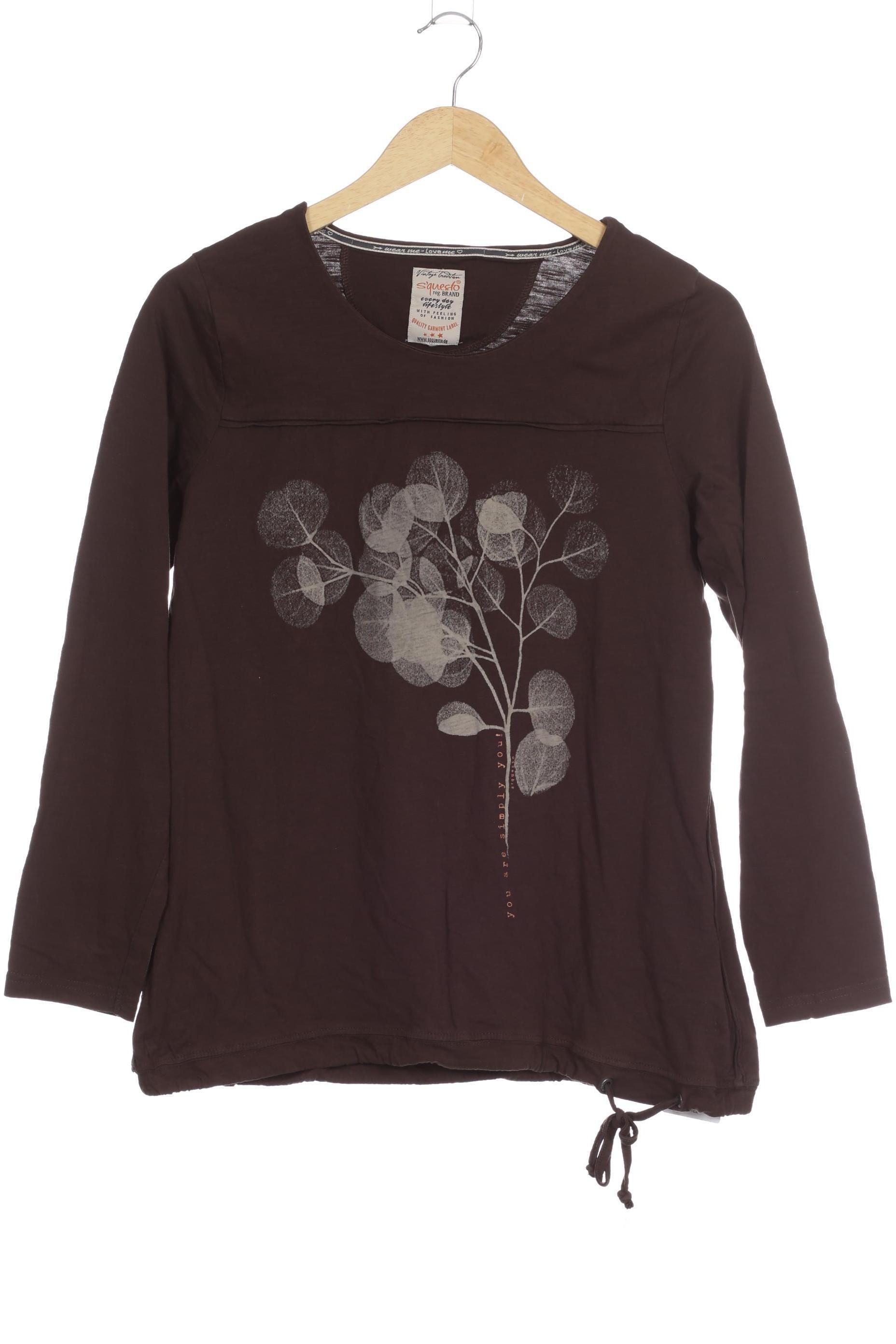 

s questo Damen Langarmshirt, braun, Gr. 44