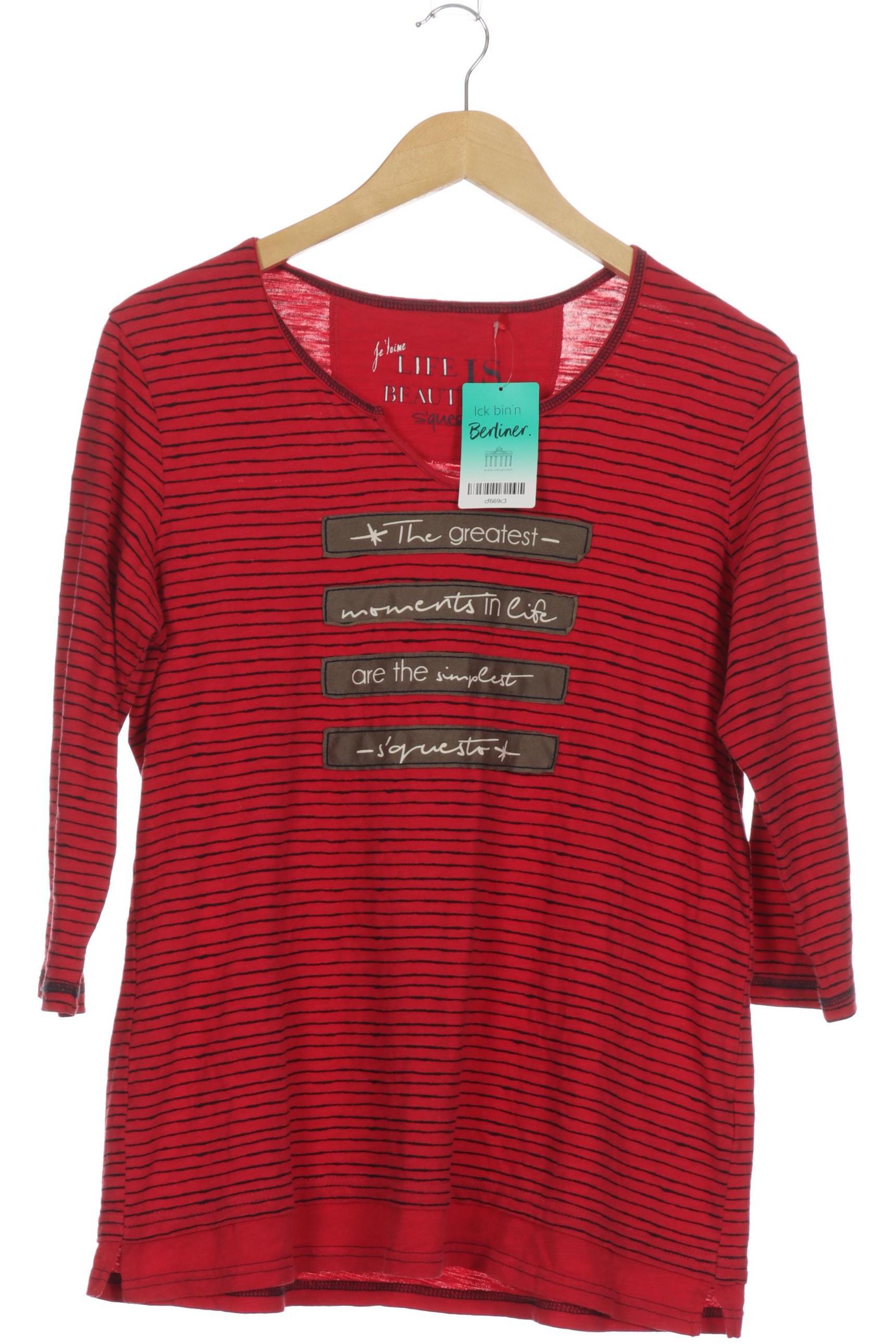 

s questo Damen Langarmshirt, pink, Gr.