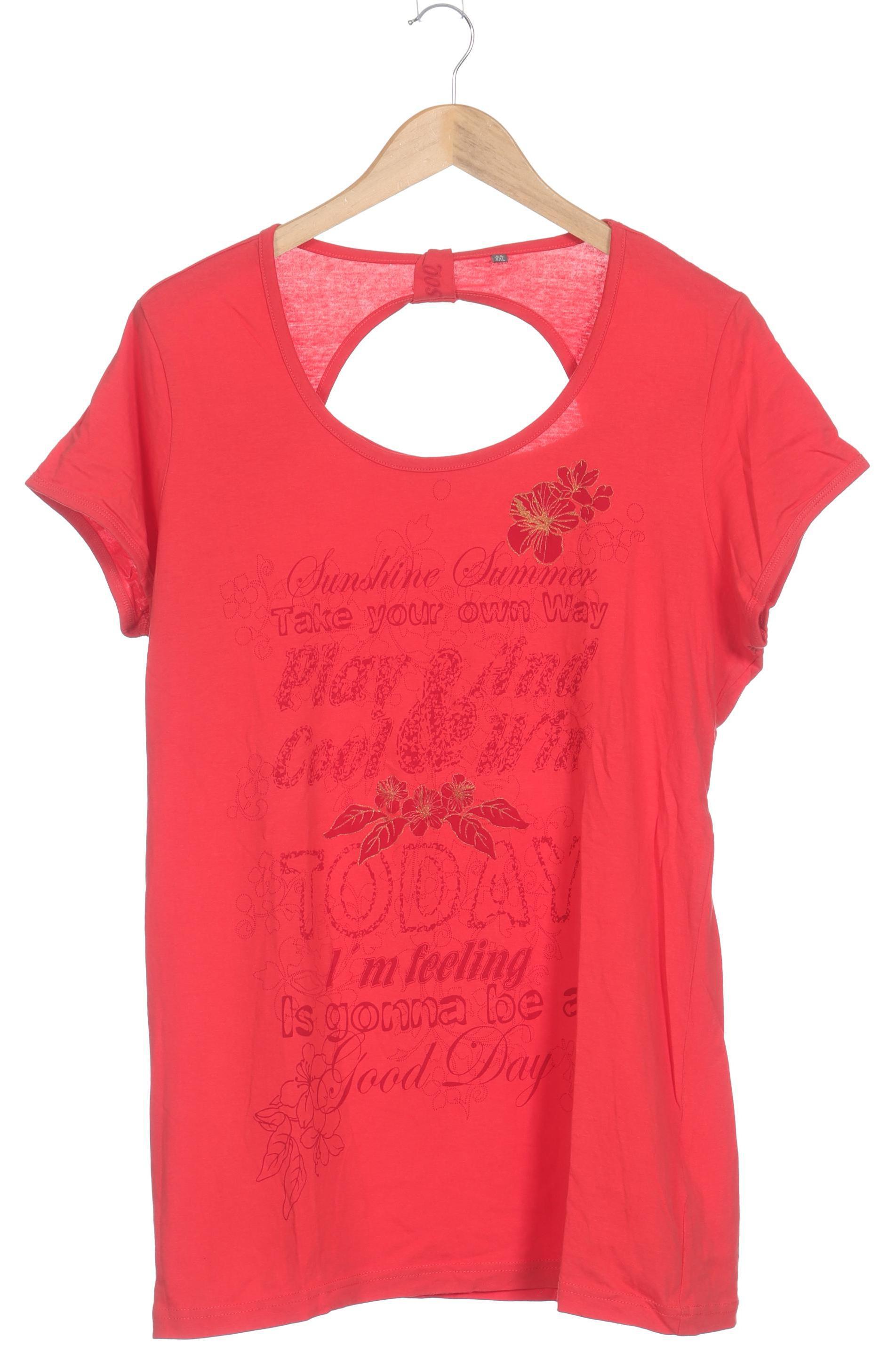 

s questo Damen T-Shirt, rot, Gr.