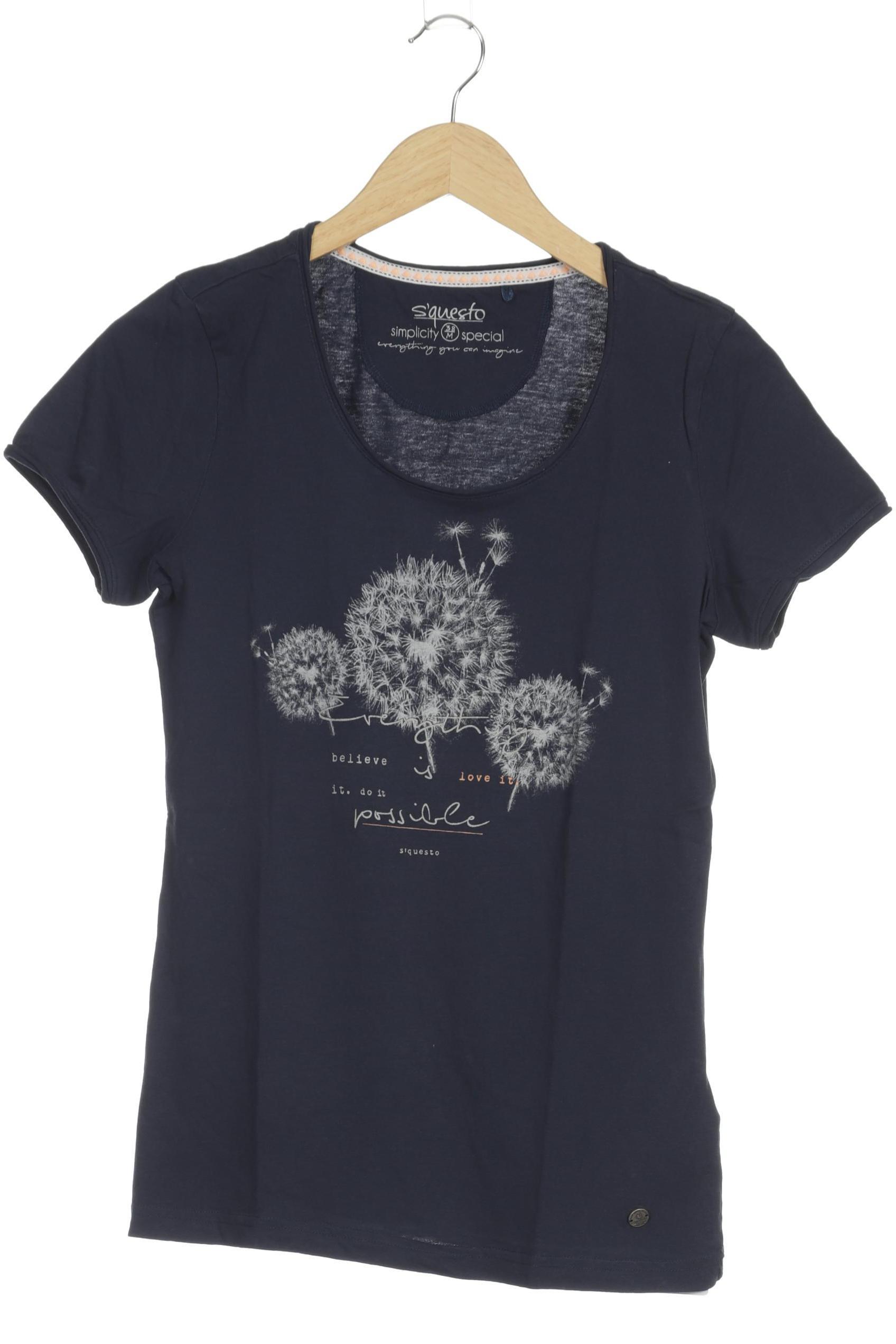 

s questo Damen T-Shirt, blau, Gr. 38