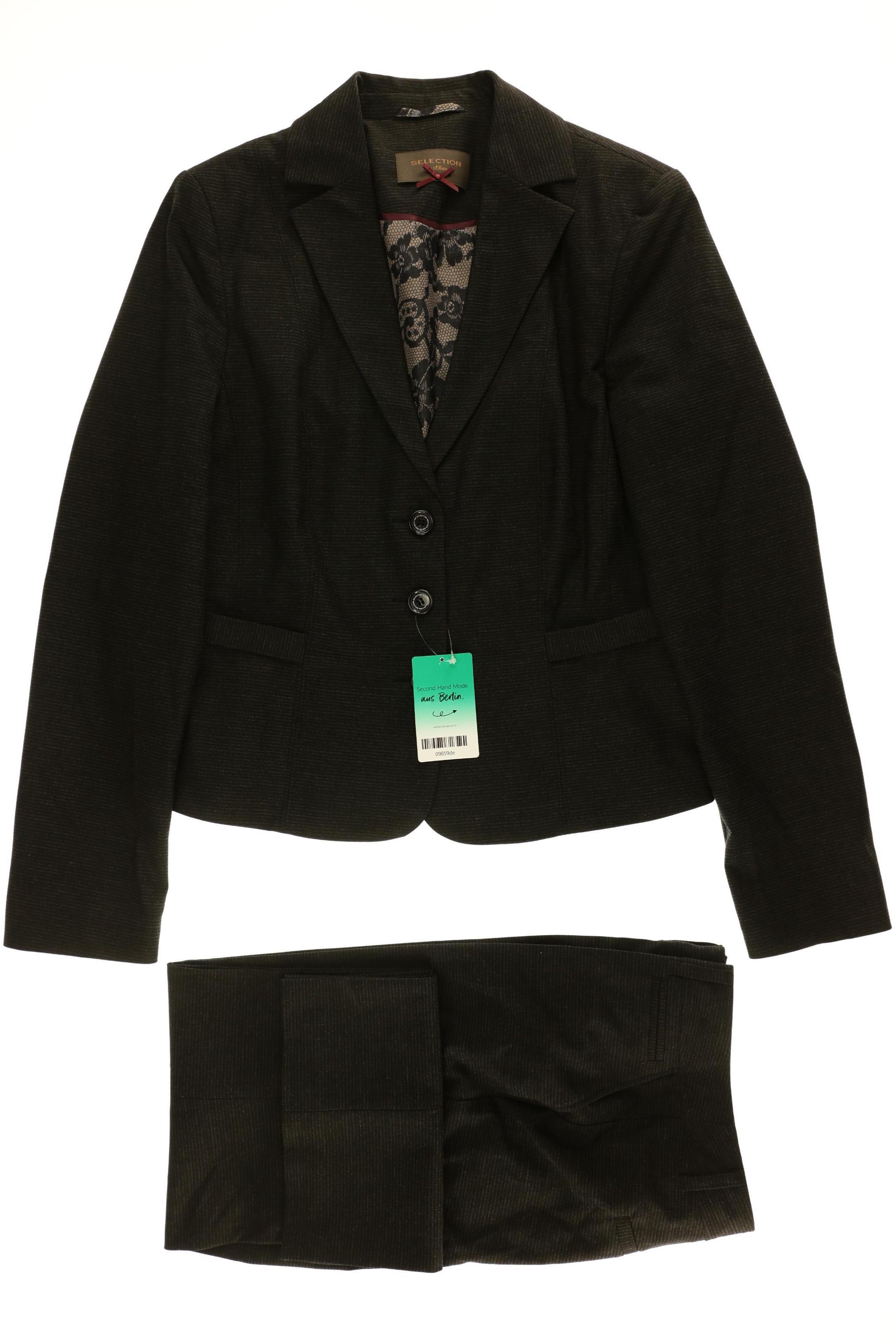 

s.Oliver Selection Damen Anzug, schwarz, Gr. 38