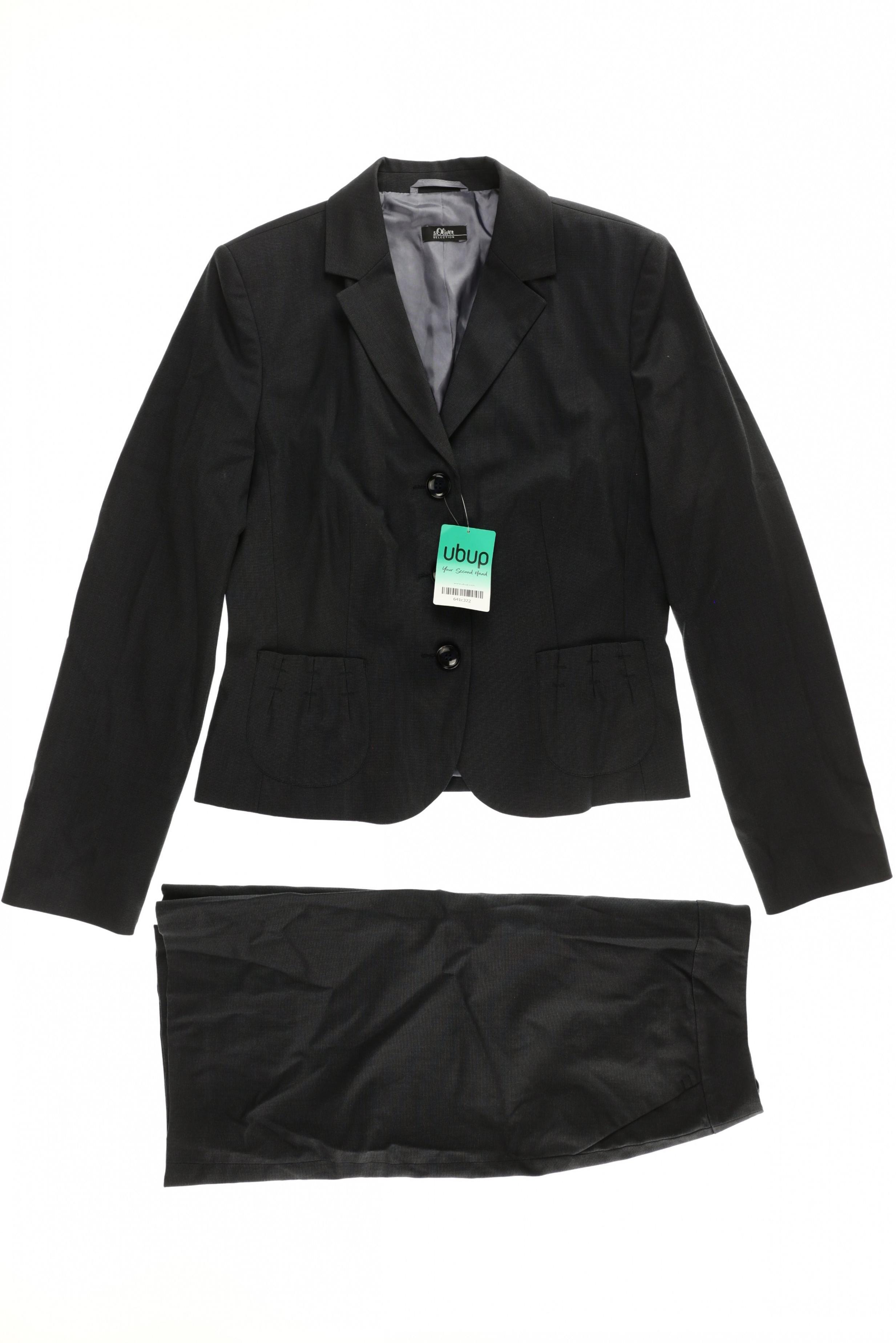 

s.Oliver Selection Damen Anzug, schwarz, Gr. 38