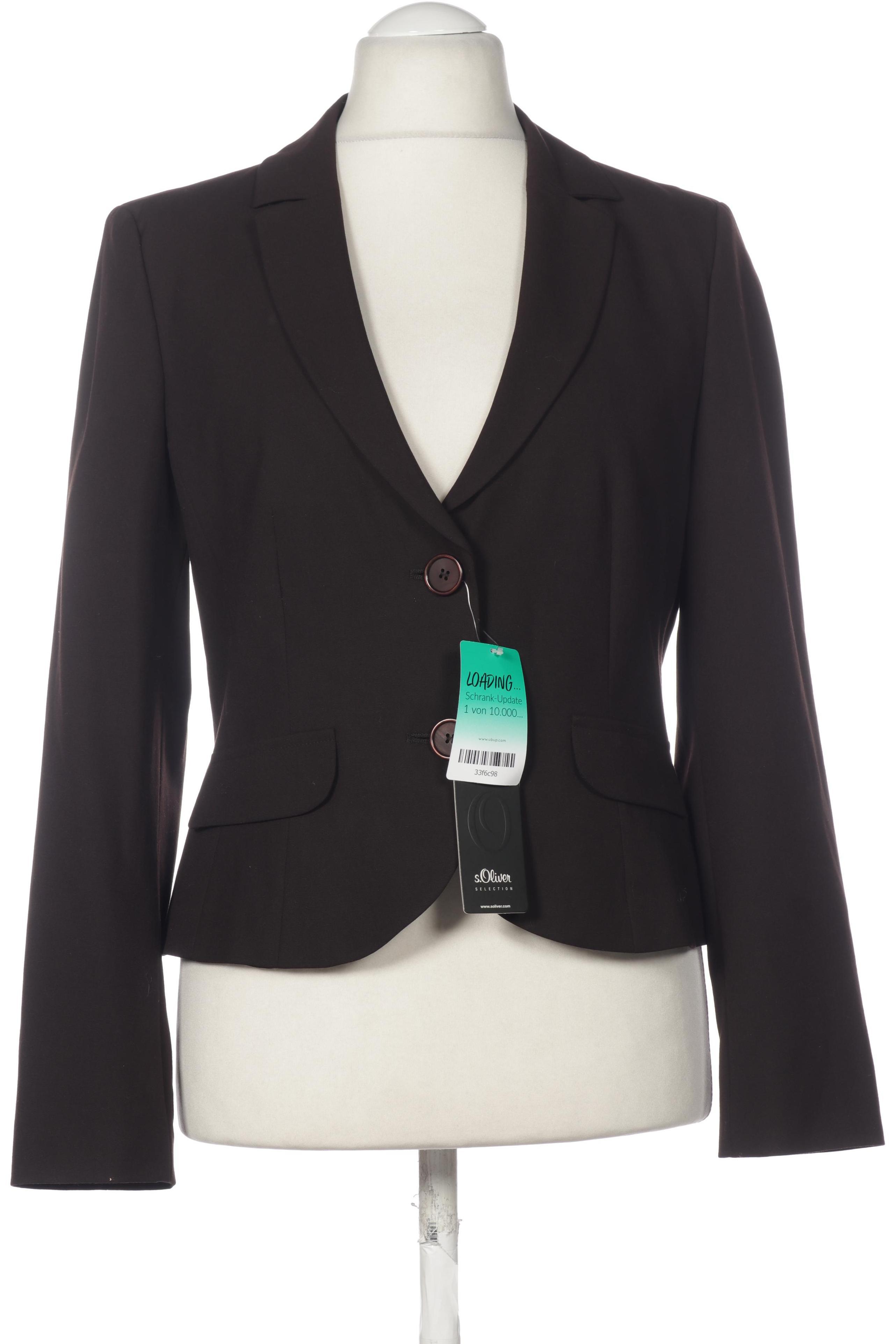 

s.Oliver Selection Damen Blazer, schwarz, Gr. 40